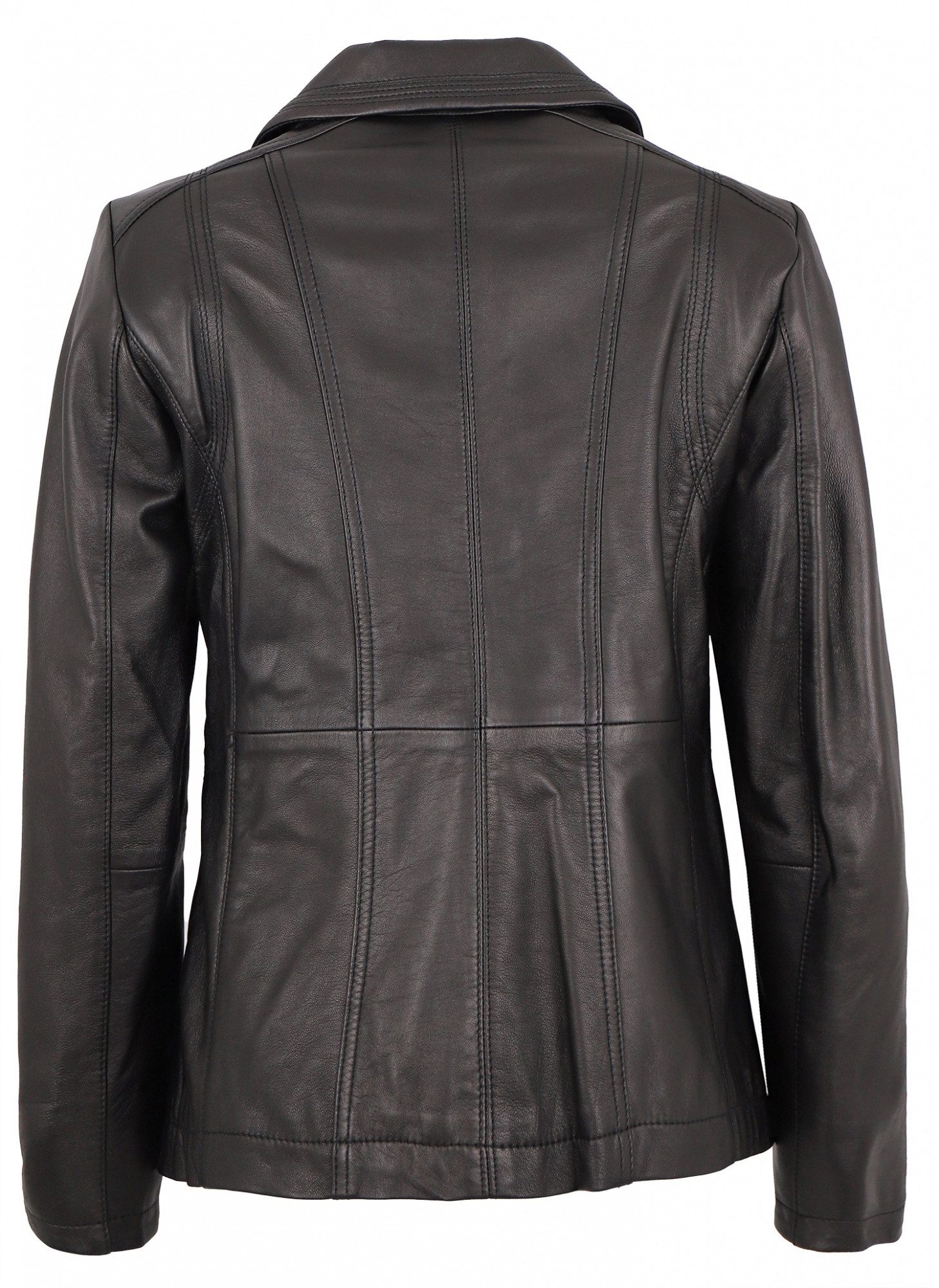 Maddox Lederjacke Line MADDOX - Damen Lederjacke Lammnappa schwarz