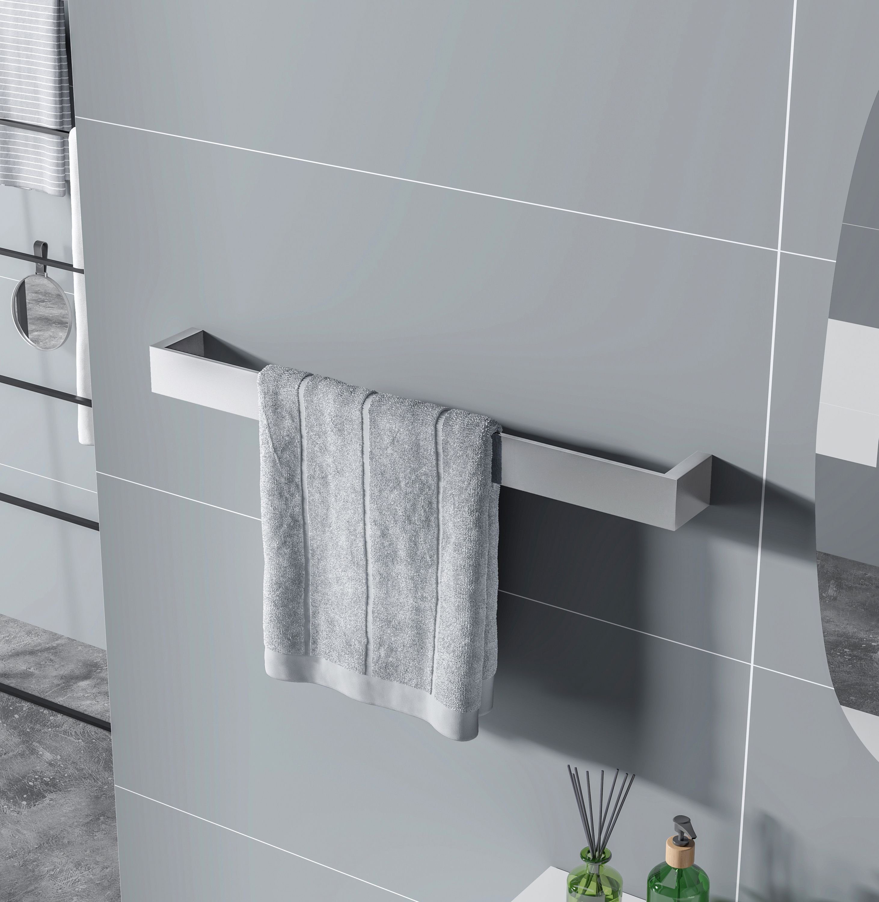 Bernstein Полотенцесушители HH60, Wandmontage / Farbe wählbar / Hochwertige Handtuchstange / 60 cm