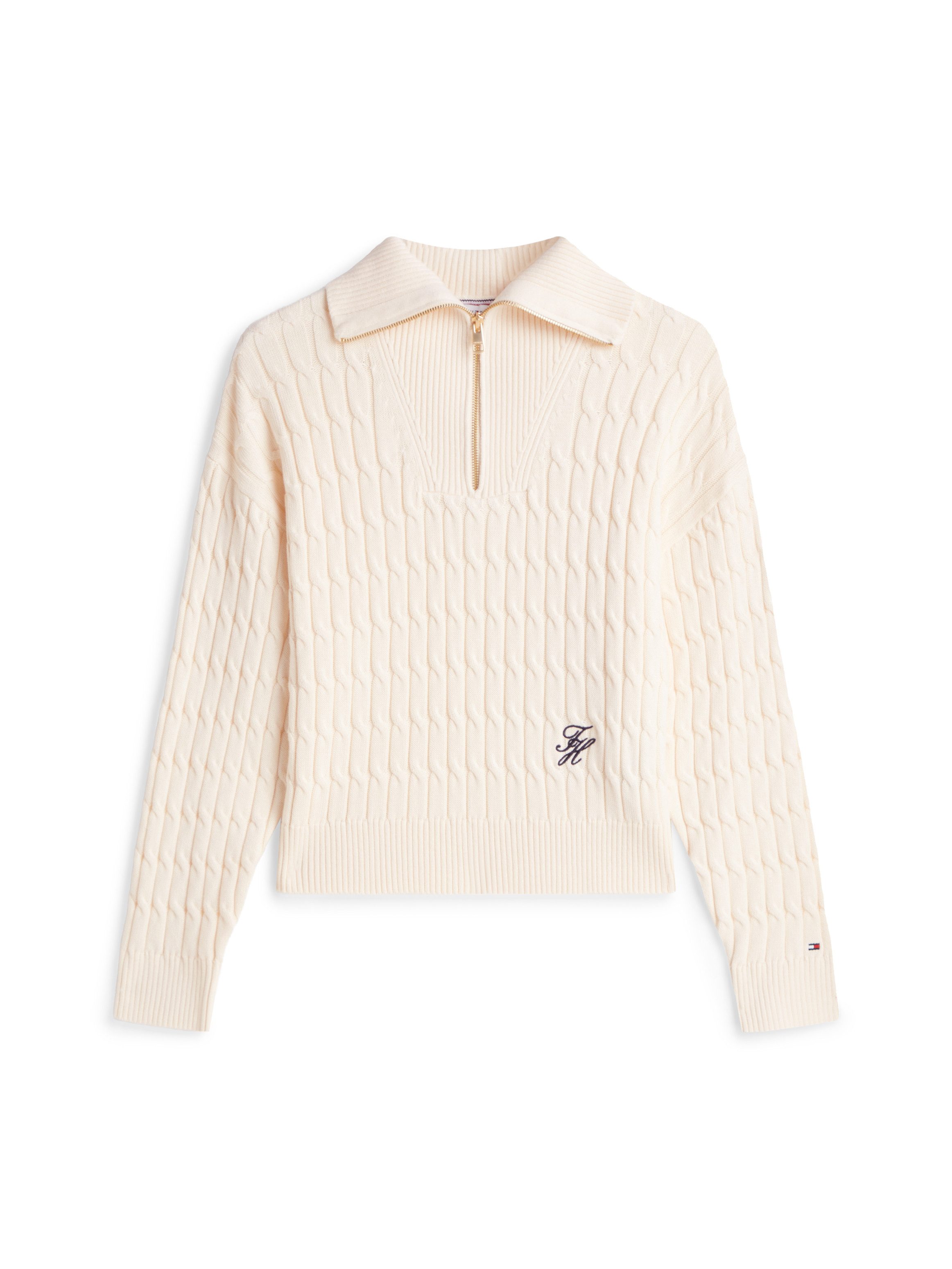 Troyer CO CABLE MID GG 1/2 ZIP LS SWT