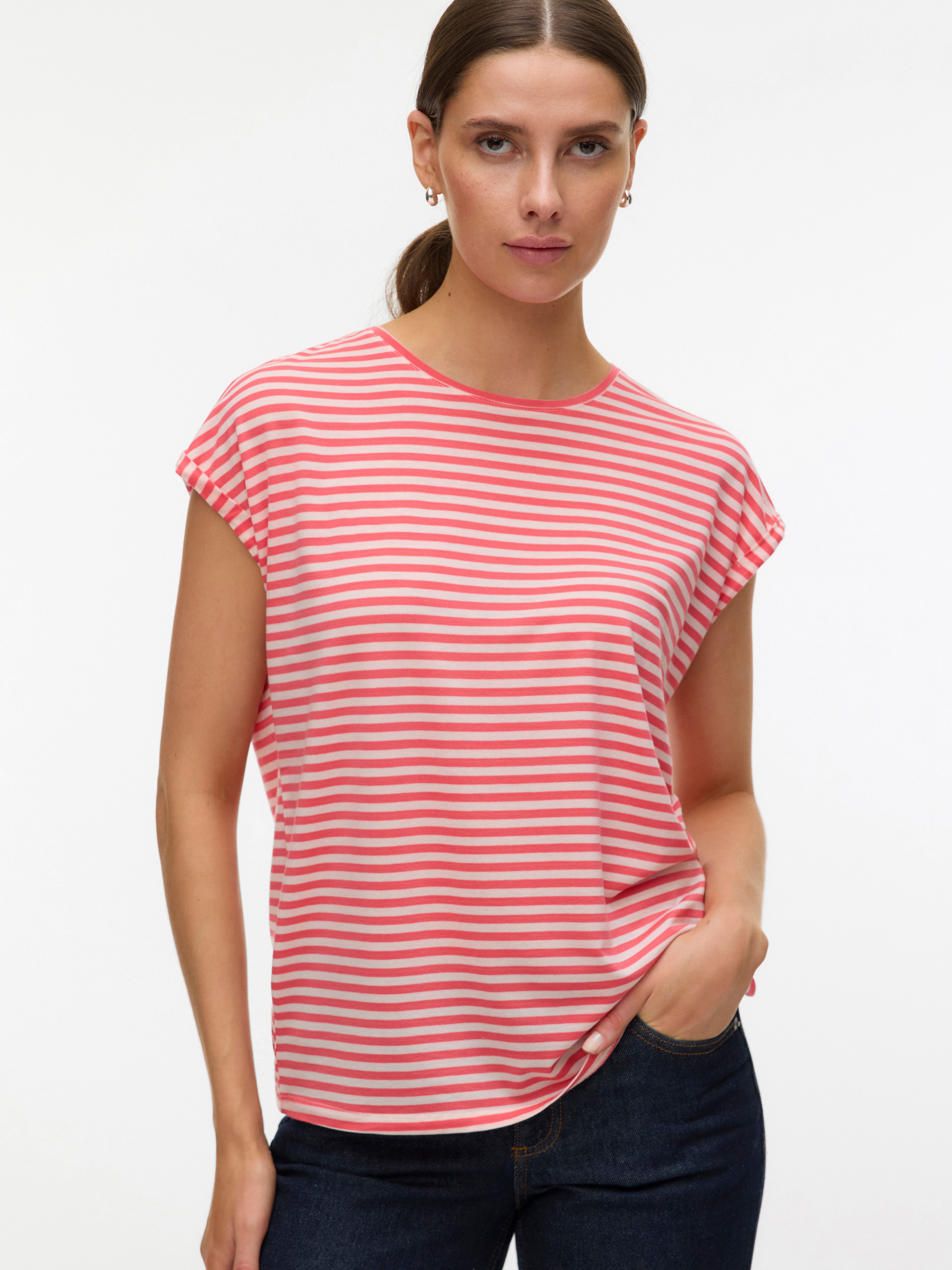 Coral Paradise Stripes:PRISTINE