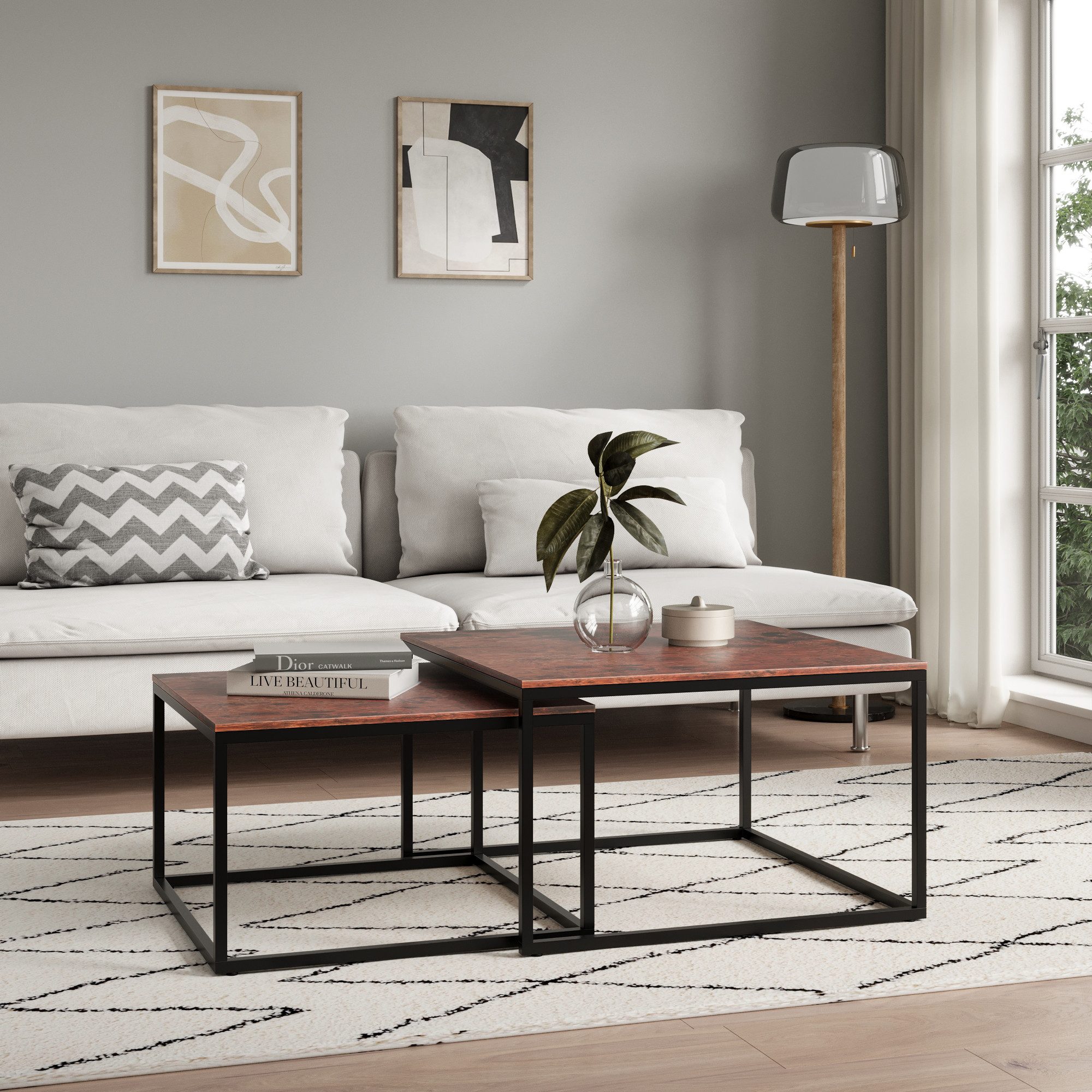Home Collective Couchtisch 2er Set aus günstig online kaufen