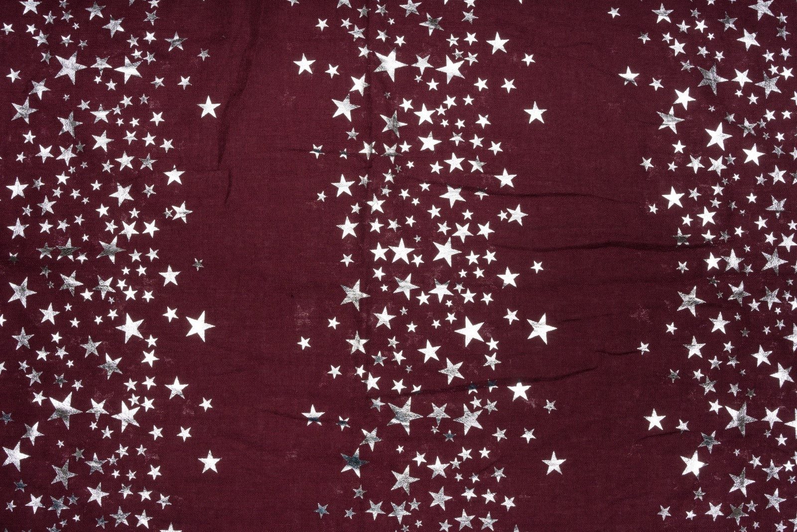 styleBREAKER Loop Loop Schal mit Metallic Sterne Print, (1-St)