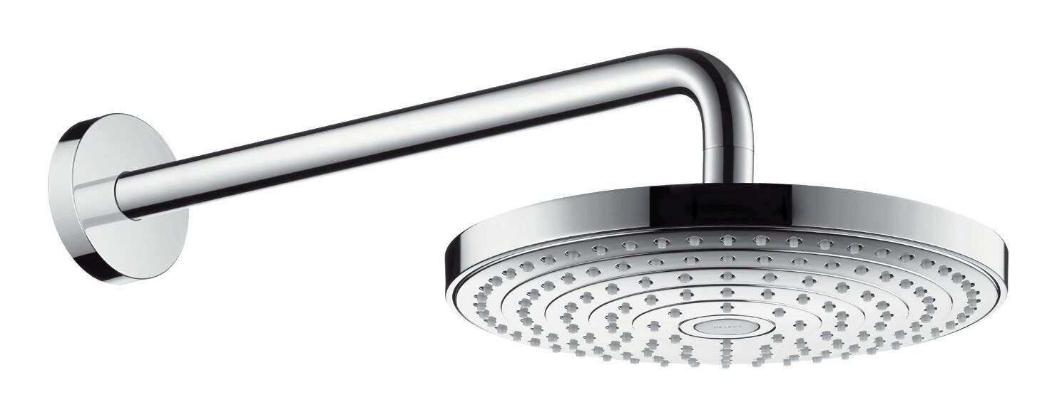 hansgrohe Kopfbrause Raindance Select S 240, 2jet EcoSmart mit Brausearm - Chrom