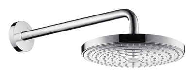 hansgrohe Kopfbrause Raindance Select S, Kopfbrause 240 2jet mit Brausearm - Chrom