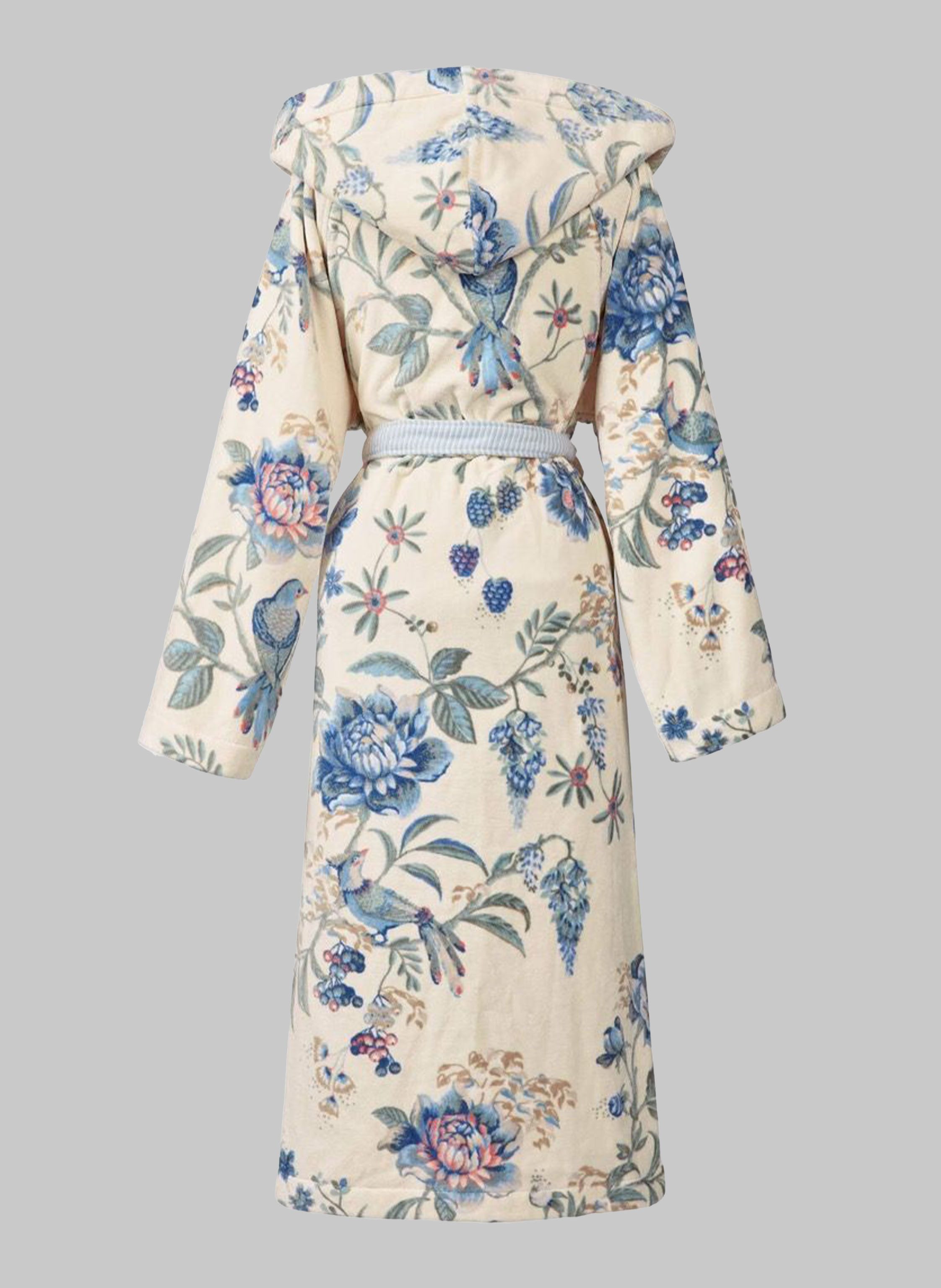 PiP Studio Bademantel Pip Studio, Bademantel, Secret Garden, Weiß-Blau, XXL günstig online kaufen