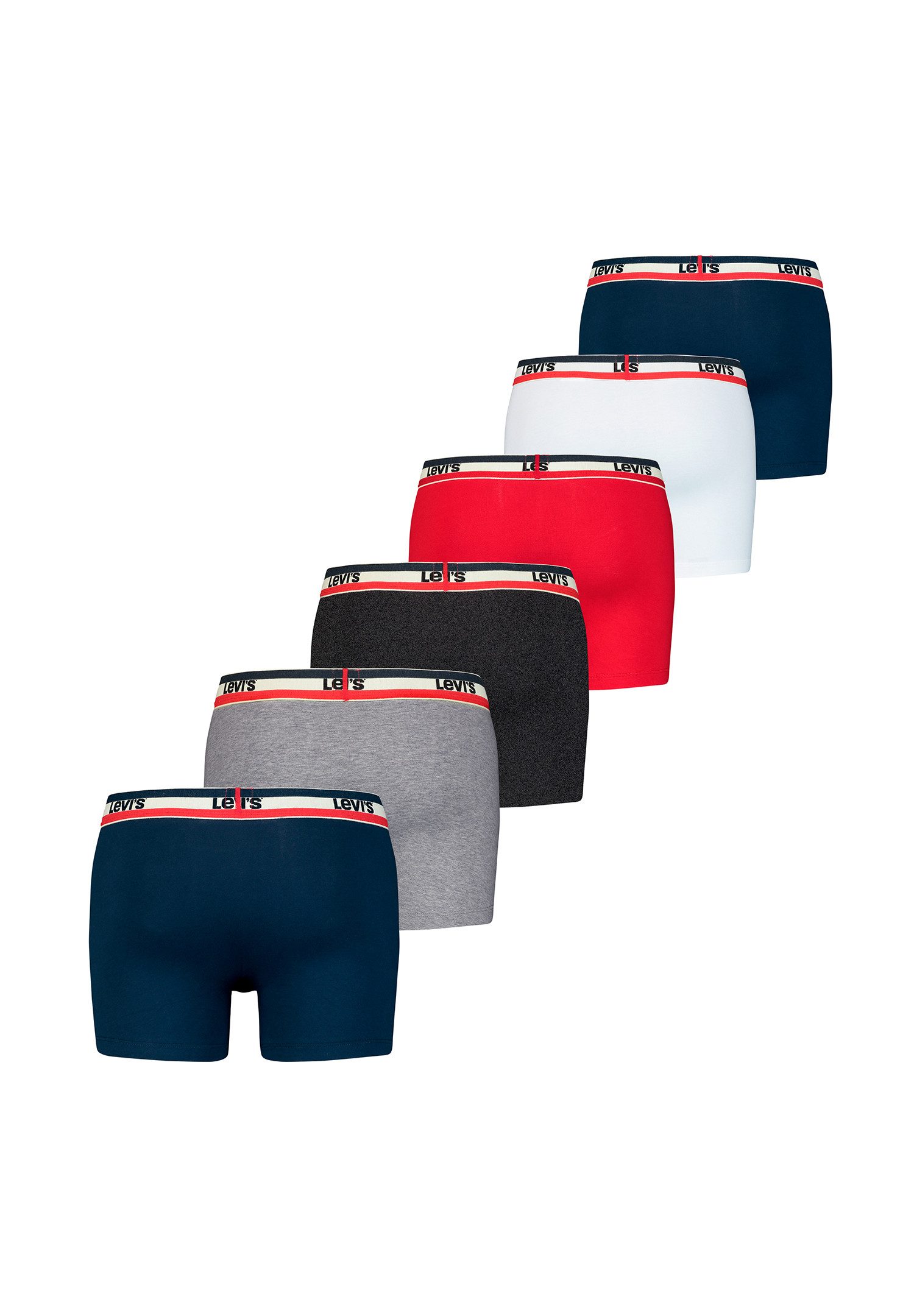 Levi's® Boxershorts LEVIS Men Sportswear Logo Boxer 6P (Spar-Pack, 6-St., 6 günstig online kaufen