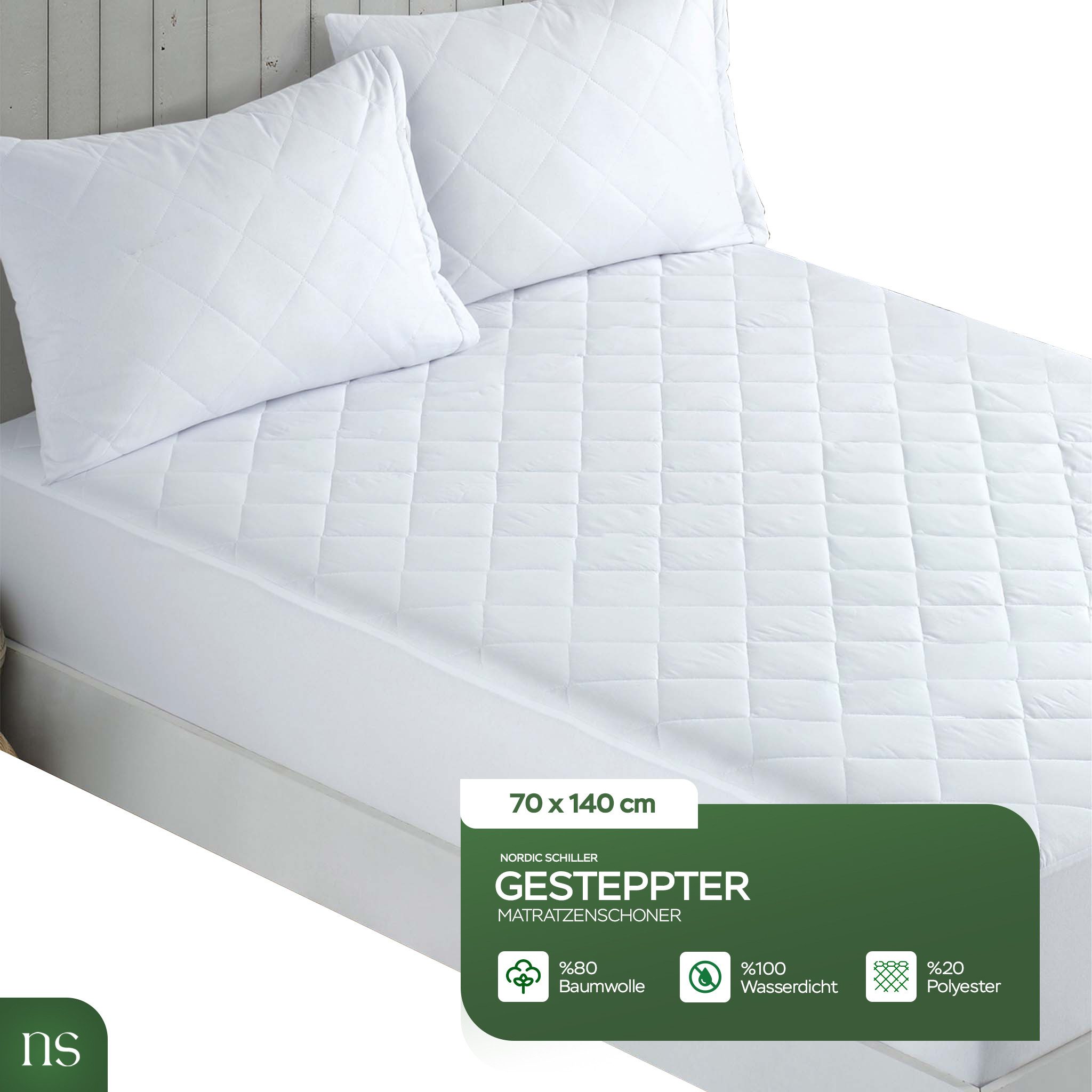 Matratzenschoner Microfaser Matratzenschoner Flüssigkeitsbeständig Nordic S günstig online kaufen