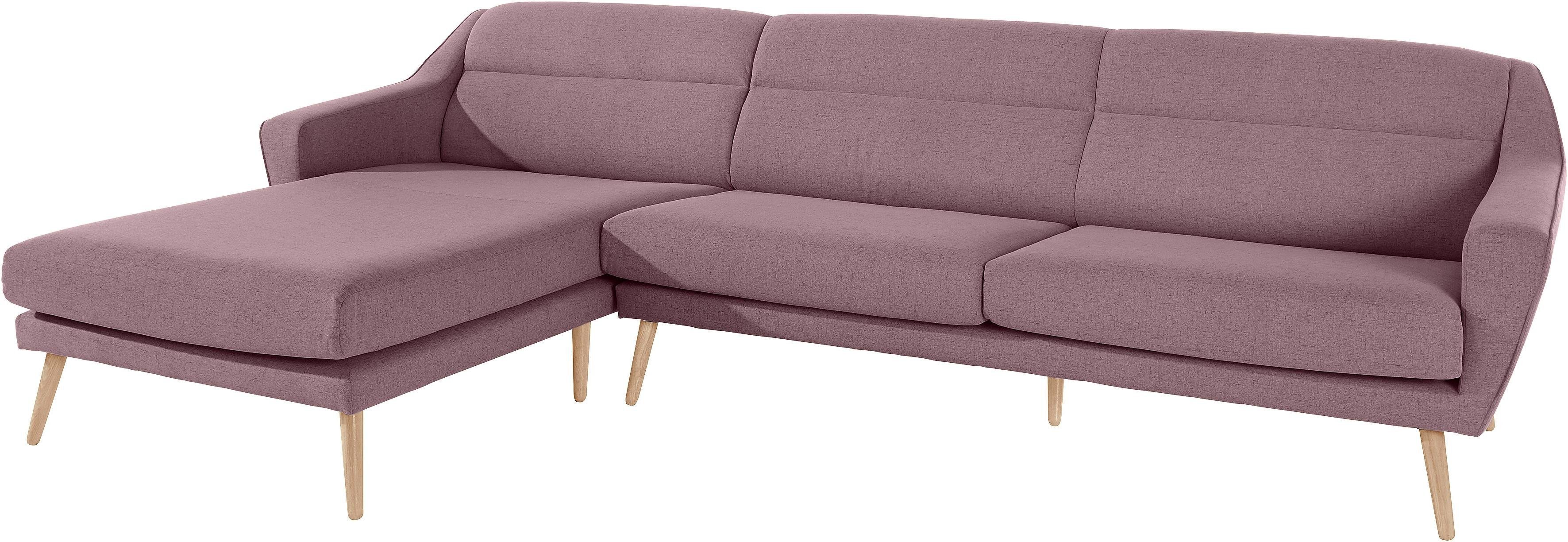 andas Ecksofa Bille L-Form, mit Naht günstig online kaufen