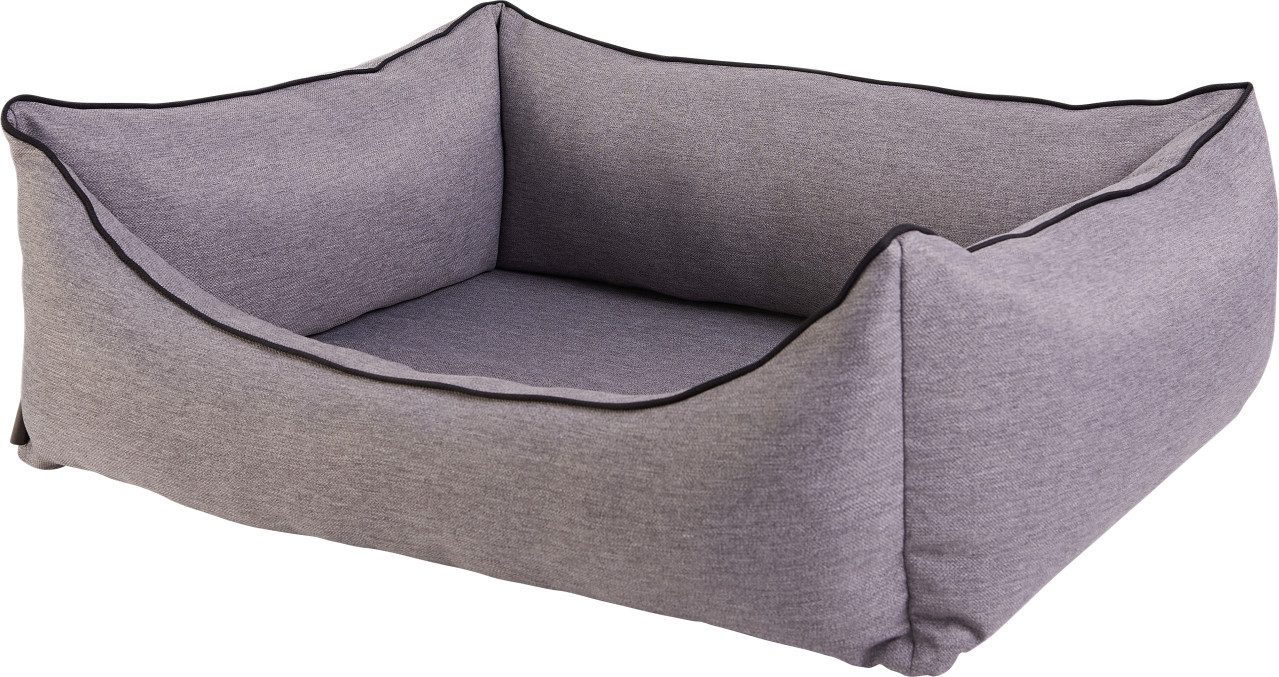 Lebon Tierkissen Lebon Hundebett Noah Plus eckig grau