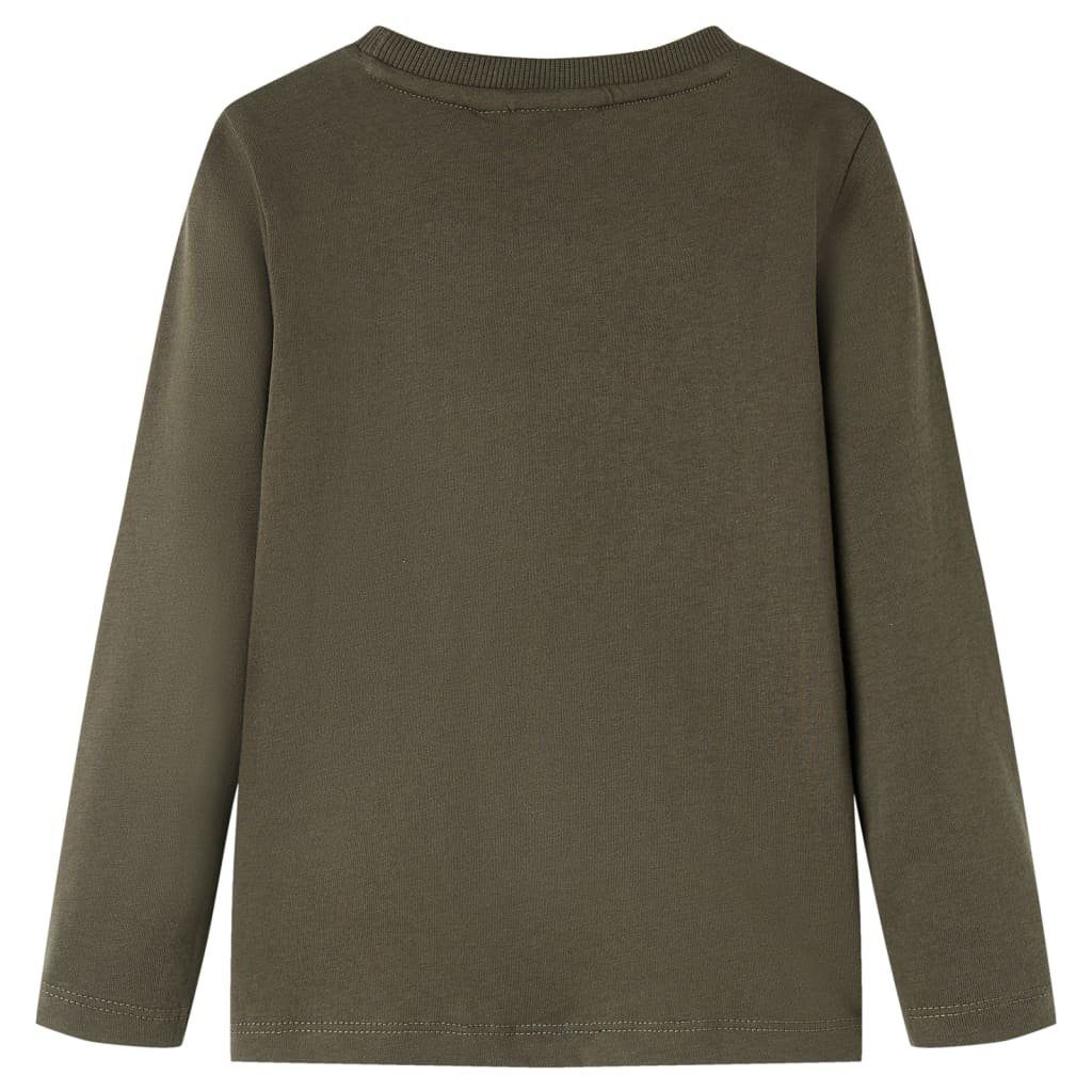 vidaXL Langarmshirt Kinder-Langarmshirt Khaki 116