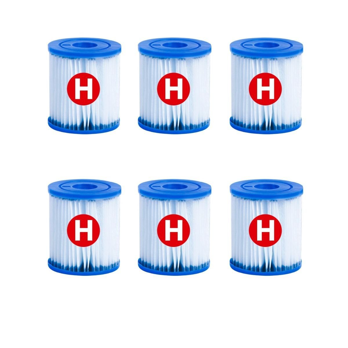 Pool-Filterkartusche INTEX Kartusche Filterpumpe Filter Easy-Set-Pool H 6er Set