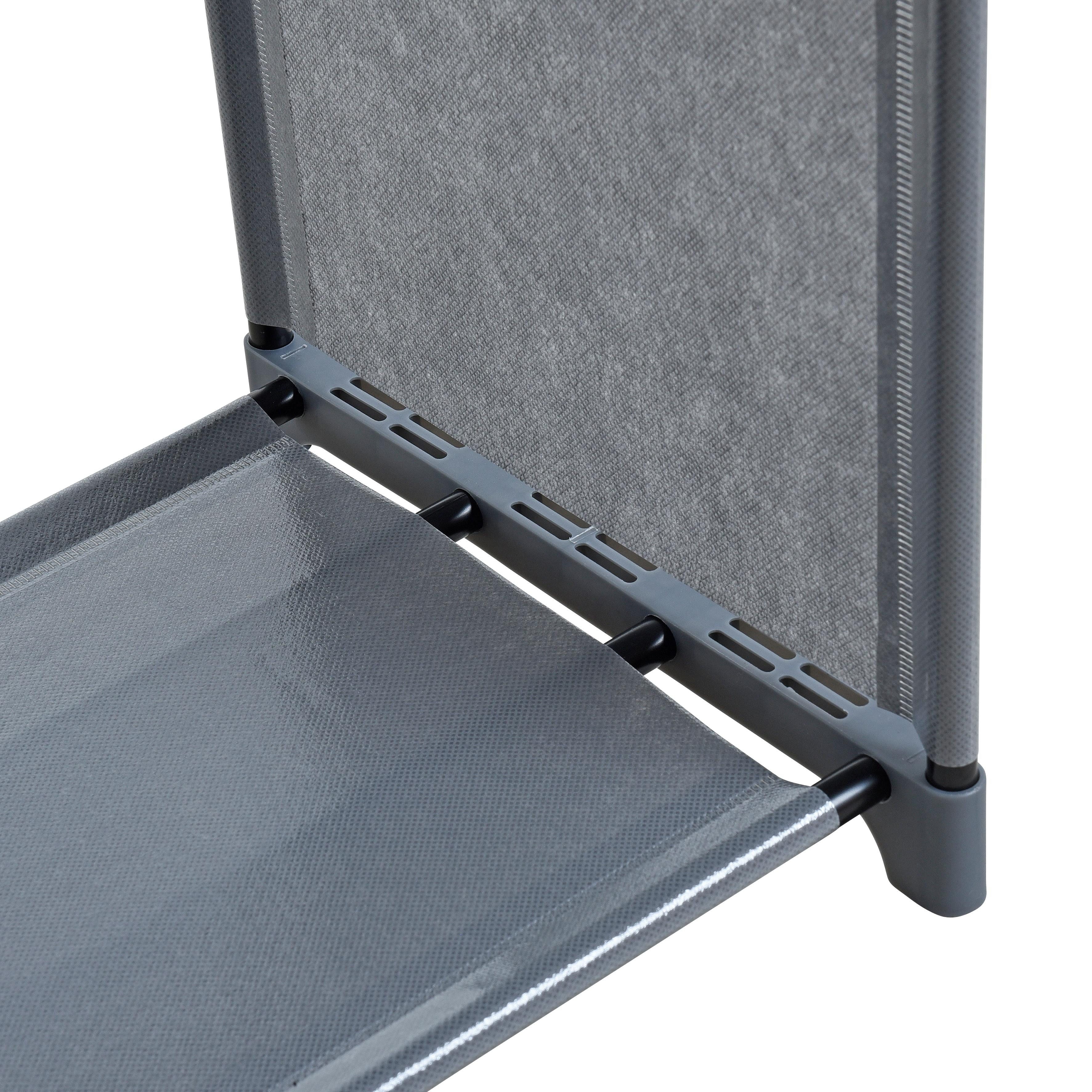 ESTEXO Regal Treppenregal Stufenregal Bücherregal Stecksystem Stoff 7 Fächer Büch – Bild 4 von 5
