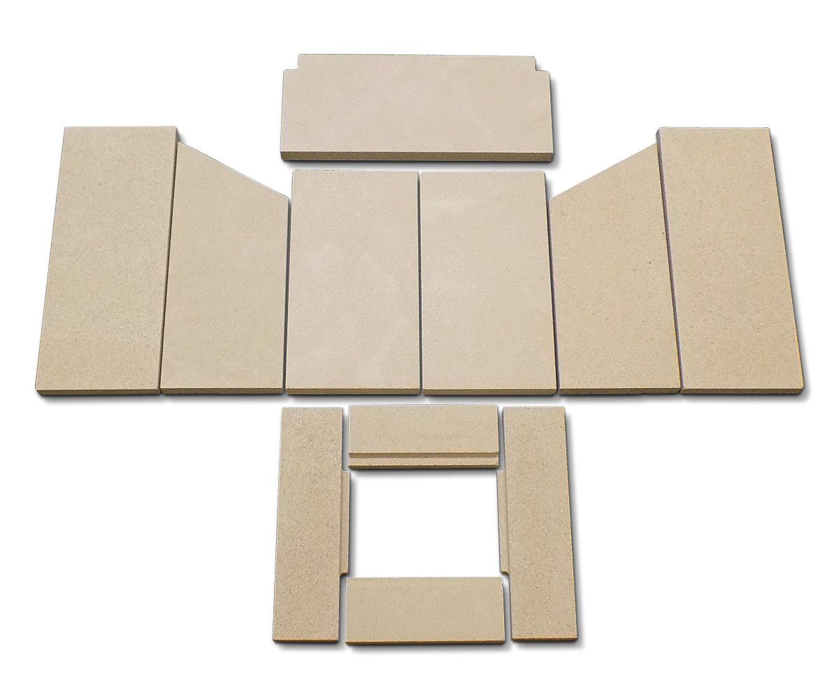 kaminXpert Feuerraumplatten A für Hark Alero 1 Kaminofen Ersatzteil Feuerra günstig online kaufen