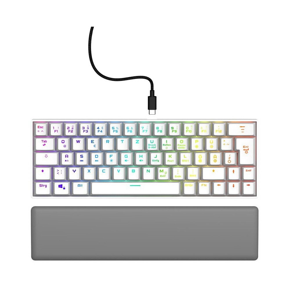 uRage Exodus 760 Mini Gaming Tastatur - mechanisch, RGB. Gaming-Tastatur (Ergonomisch)