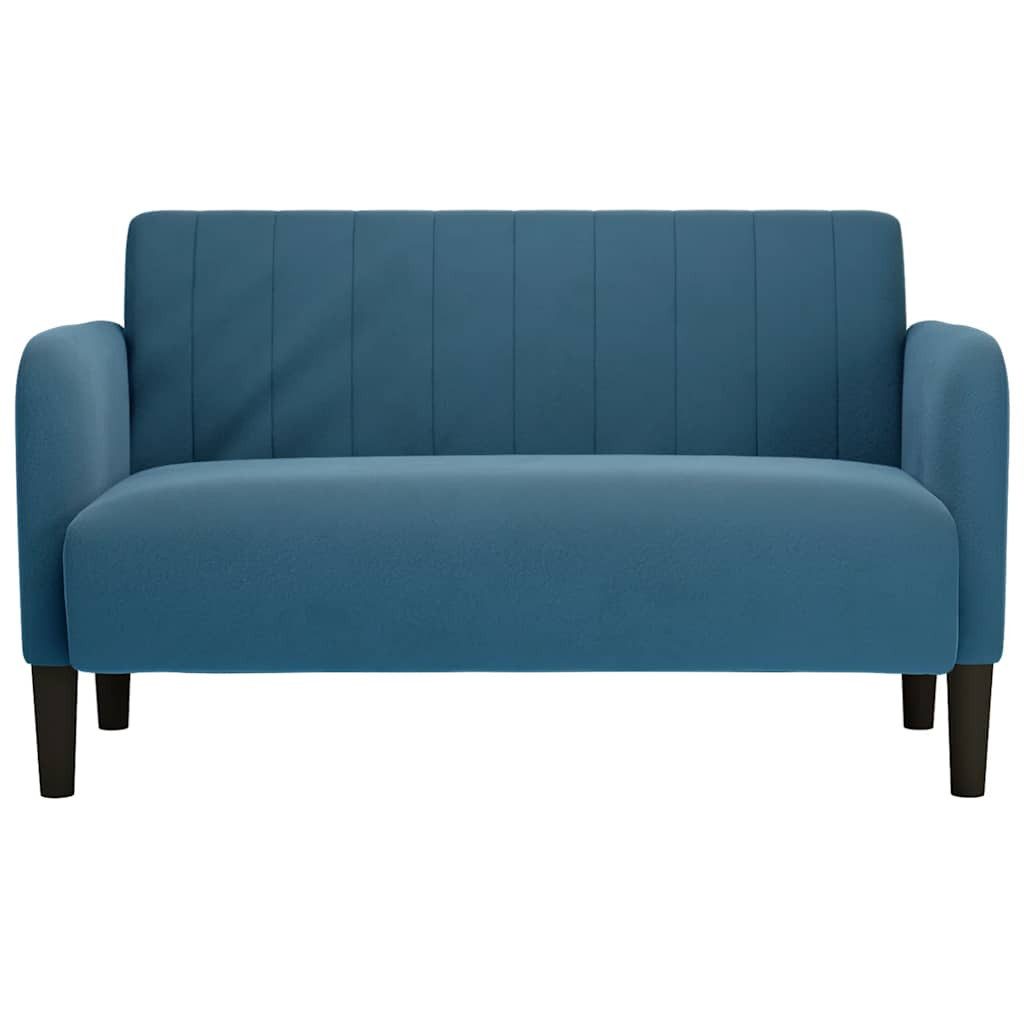 vidaXL Sofa Zweisitzer-Sofa Blau 109 cm günstig online kaufen