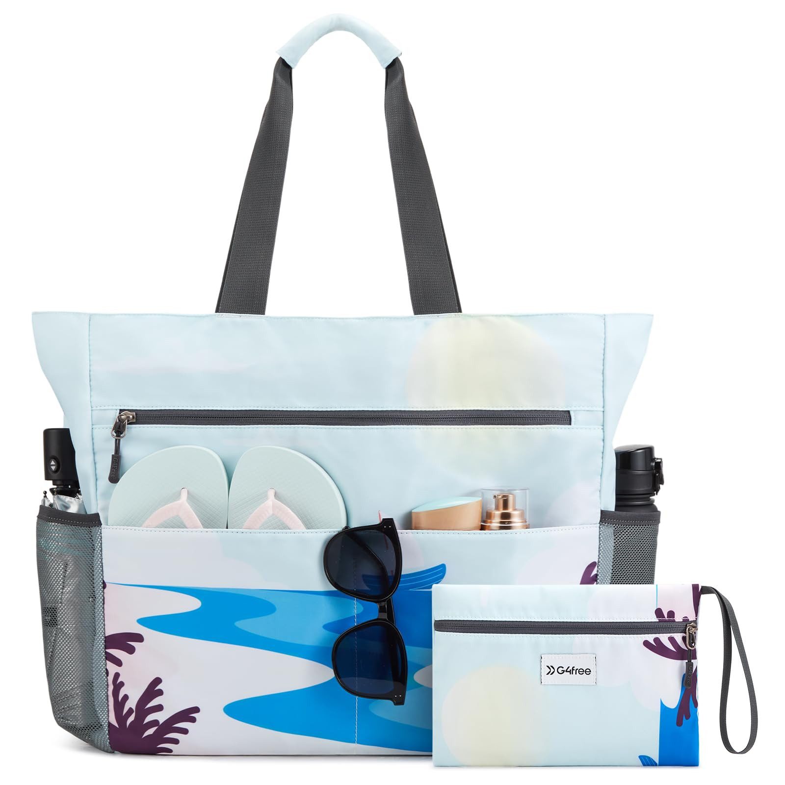 Strandtasche Strandtasche, wasserdichte und sanddichte Strandtasche