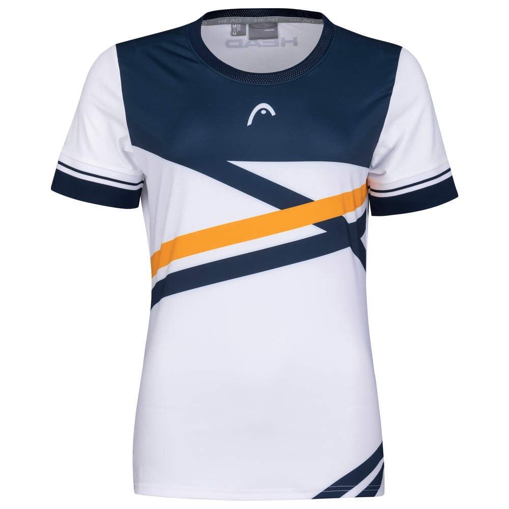 Head Tennisshirt Performance weiss/dunkelblau/orange Damen günstig online kaufen