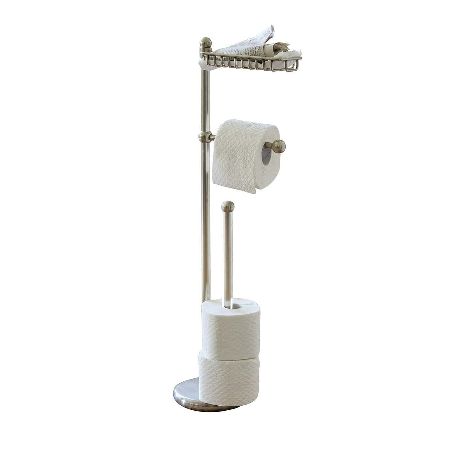Badorganizer Toilettenpapierhalter Omerville silber