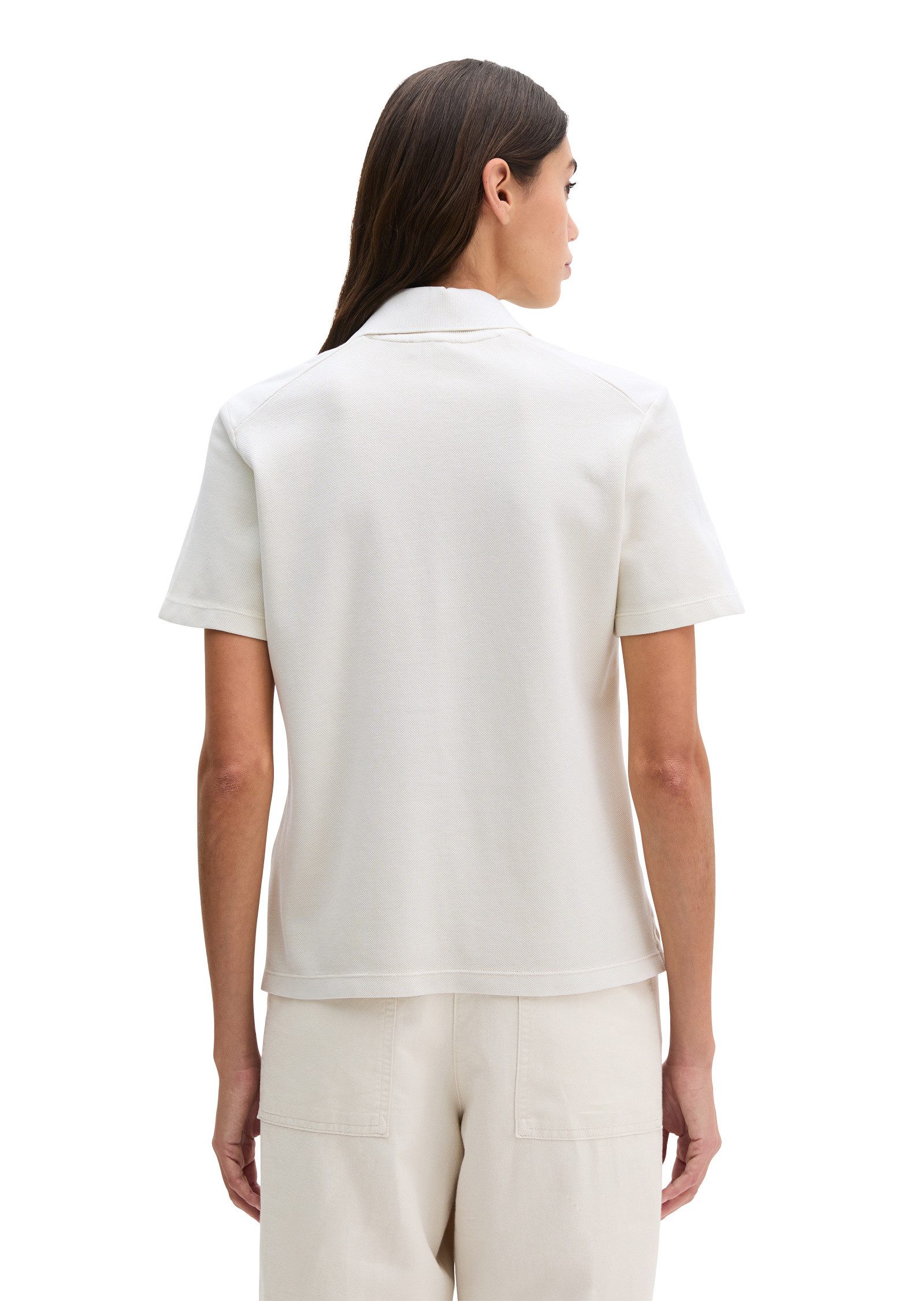 Marc O'Polo Poloshirt aus Garment-Dyed-Piqué-Jersey