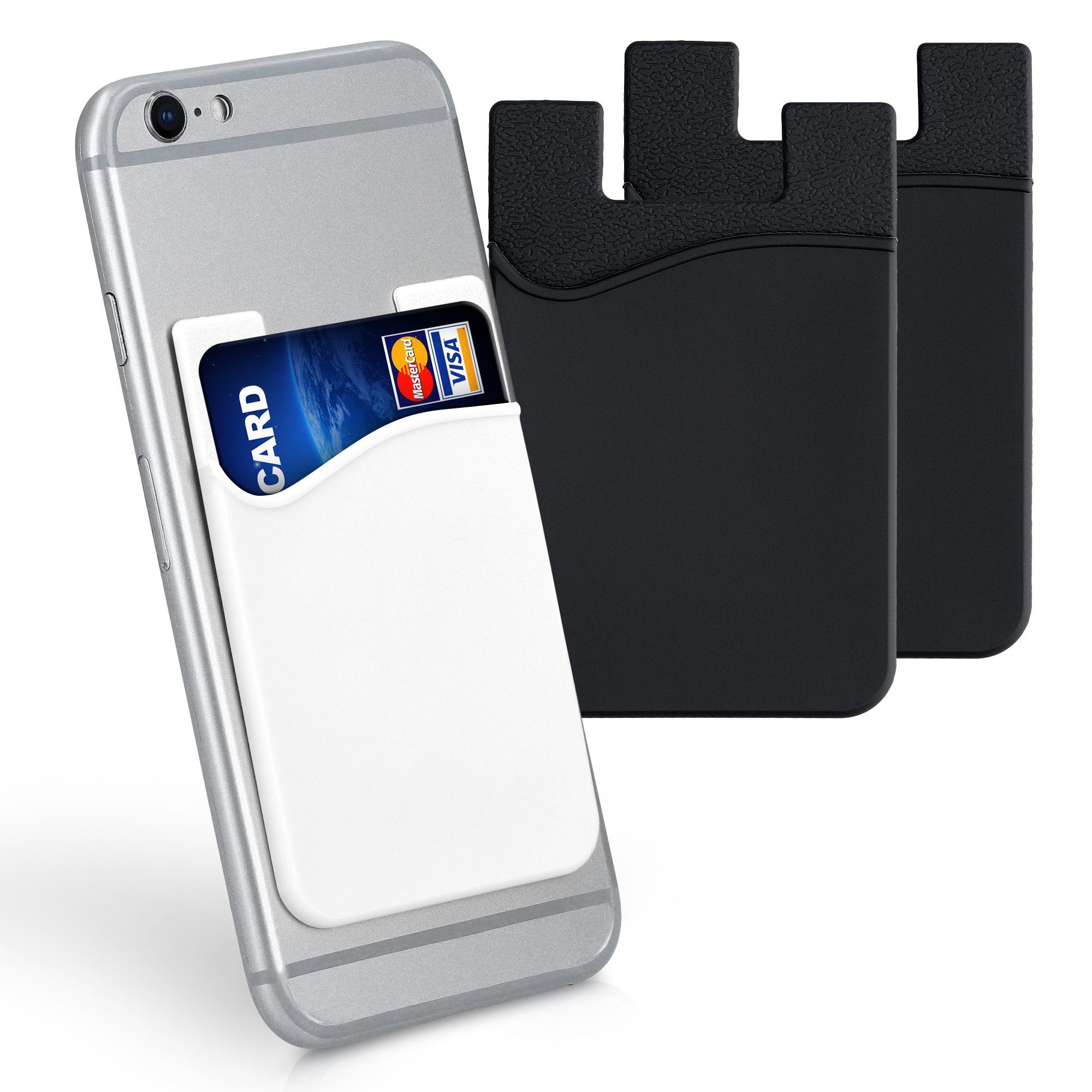 Etui 3x Kartenhalter Hülle für Smartphone