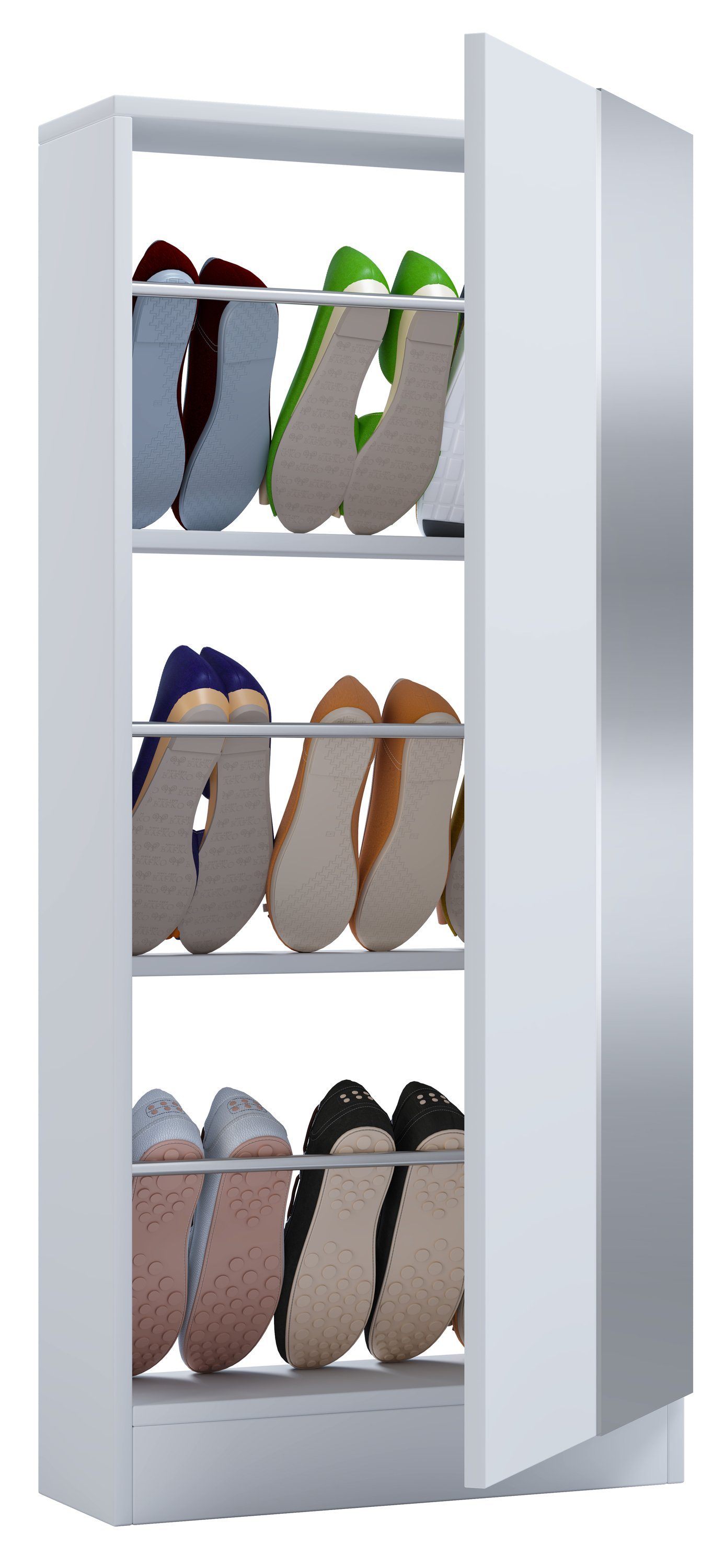 VCM Schuhschrank Holz Schuhschrank Schuhkommode Fulisa günstig online kaufen