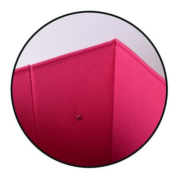Spielzeugtruhe Motiv Aufbewahrungsbox mit Deckel Villa Schloss Box faltbar