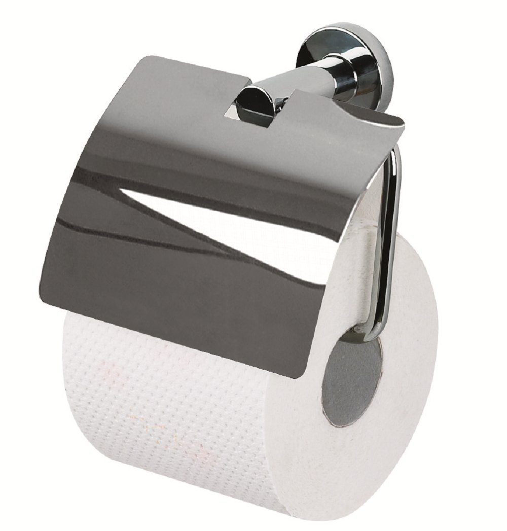 Set Toiletten spirella Wandmontage, bestehend PATTEX zur Klebeknete Badaccessoires-Sets Badezimmer WC-Bürste, Toilettenpapierhalter, / u. tlg., 3 aus: Glas ATLANTIC, Metall,