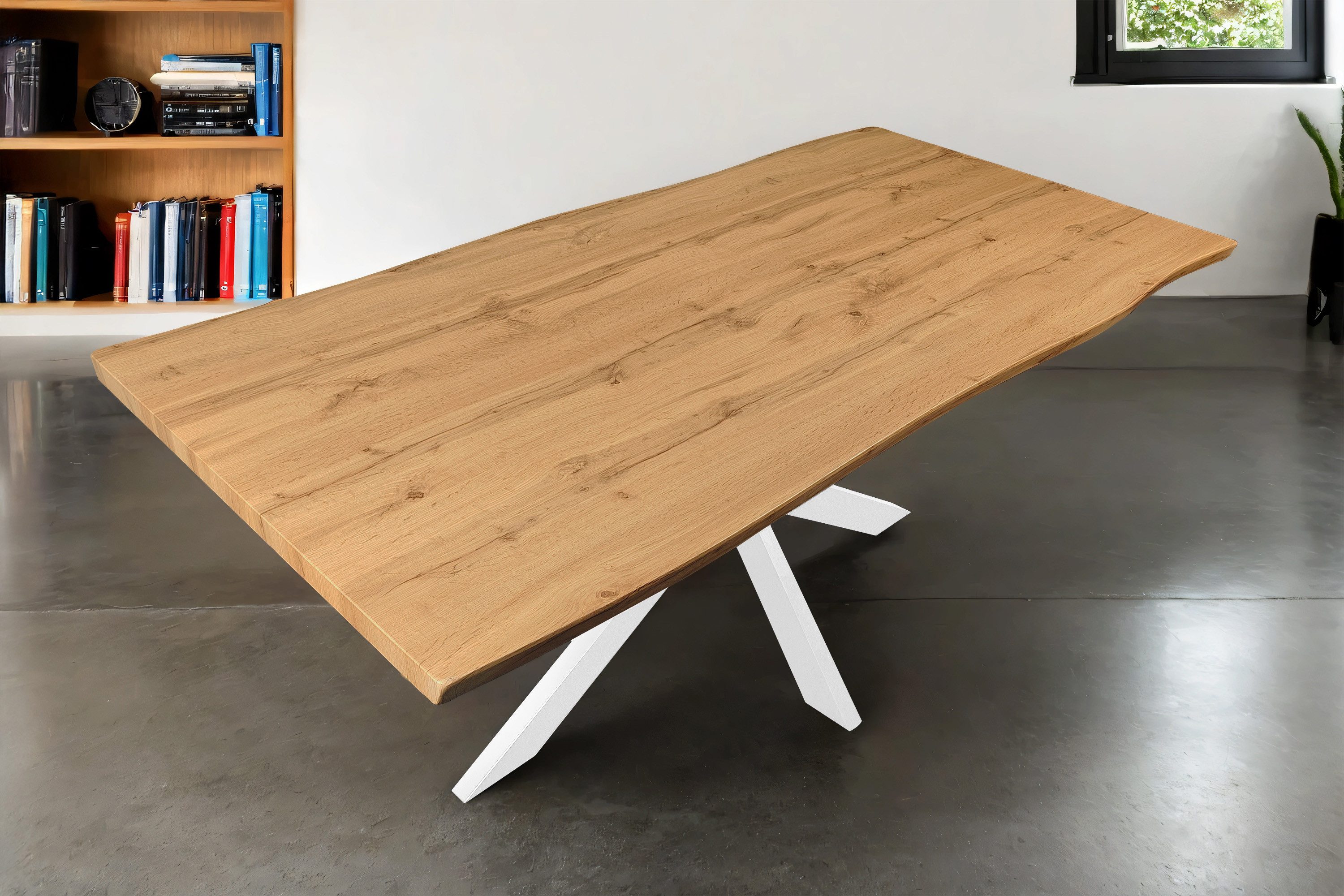 SAM® Esstisch TorbenS, verschiedene Holz-Optiken, Spider-Metallgestell, günstig online kaufen