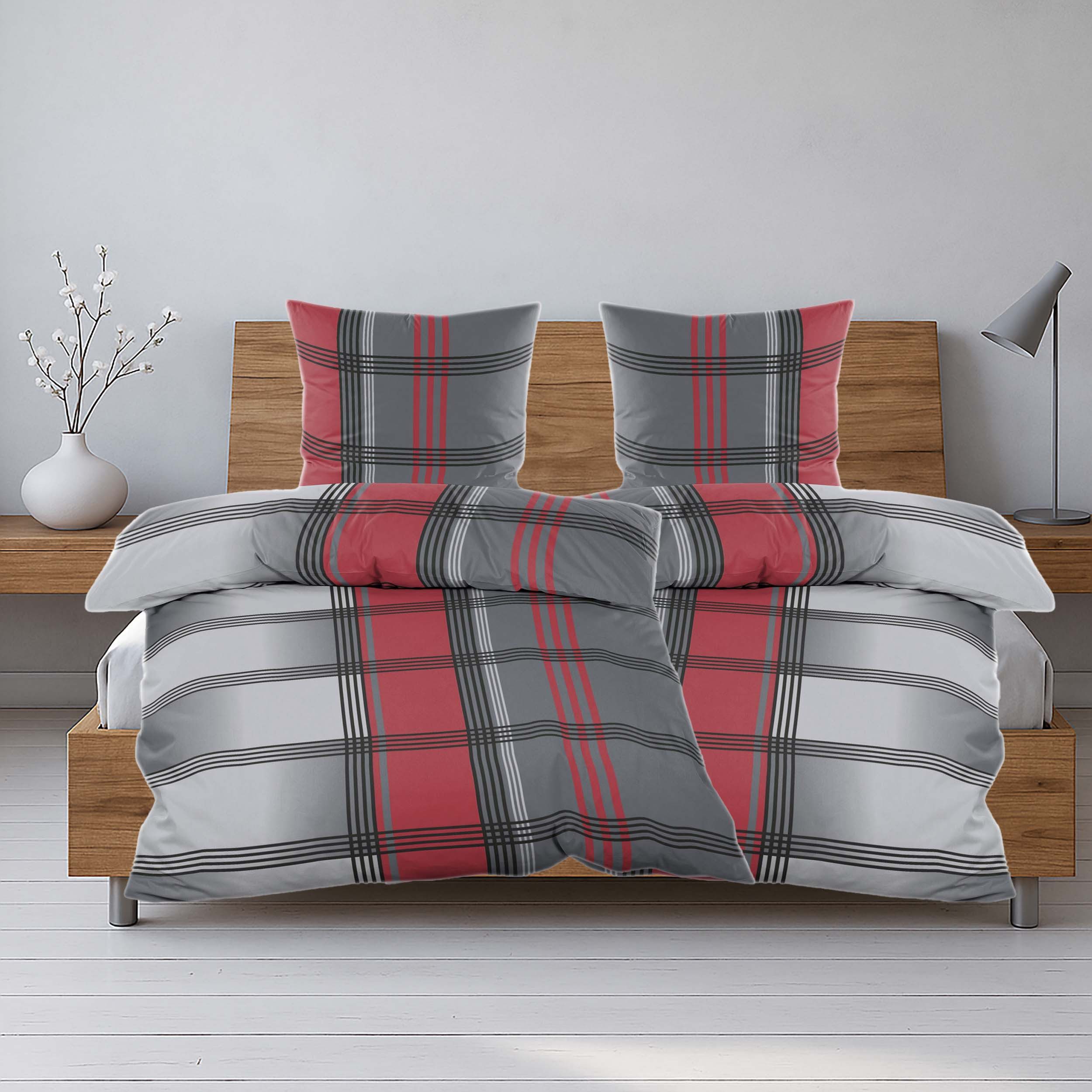 Casa Colori Bettwäsche Biber Bettwäsche 135x200 cm mit Reißverschluss – Pre günstig online kaufen