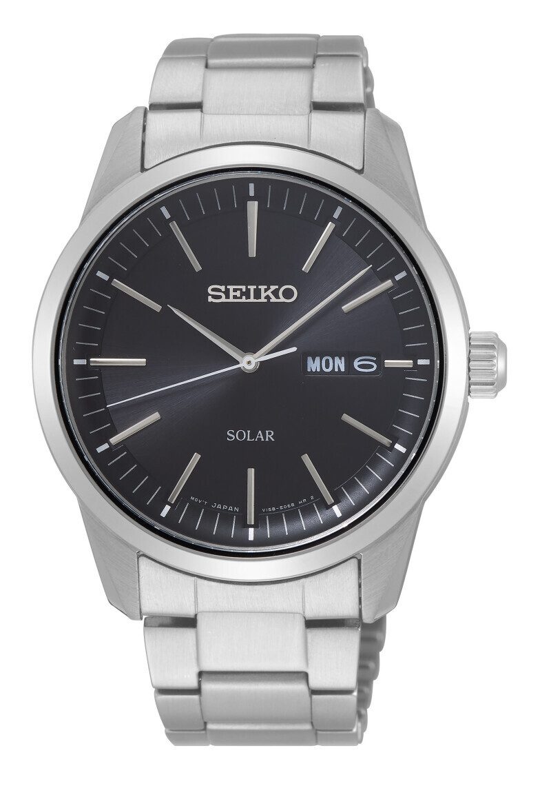 Seiko Solaruhr Solar Herrenarmbanduhr, Solarbetrieb