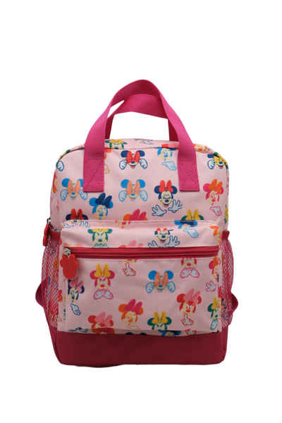 Disney Minnie Mouse Kinderrucksack Kindergartentasche Pink 32cm Backpack Freizeit-Tasche