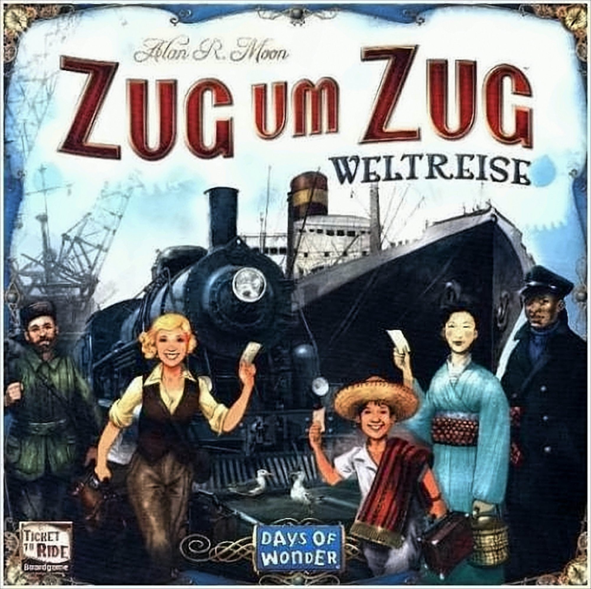 Asmodee Spiel Zug um Zug - Weltreise