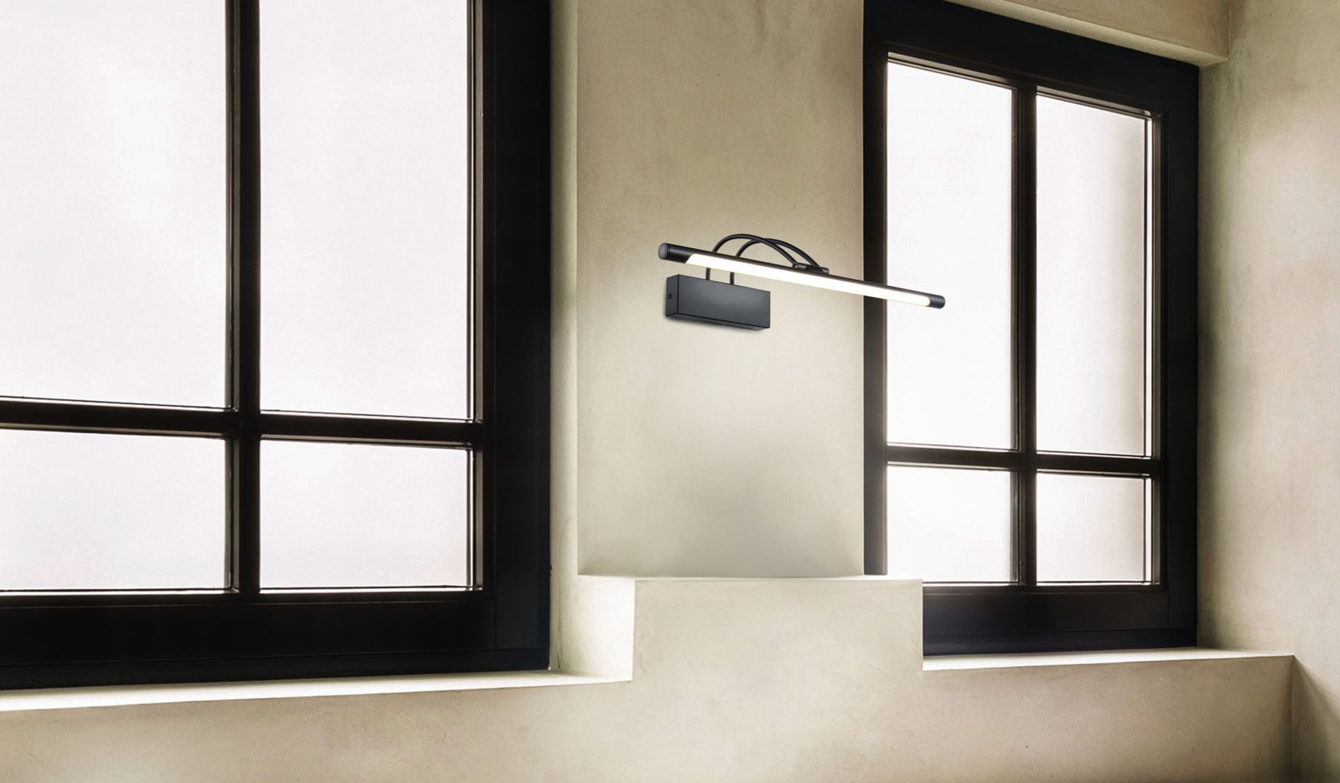 MAYTONI DECORATIVE LIGHTING Bilderleuchte Finelli 2 22.5x55x11.5 cm, LED fest integriert, hochwertige Design Lampe & dekoratives Raumobjekt