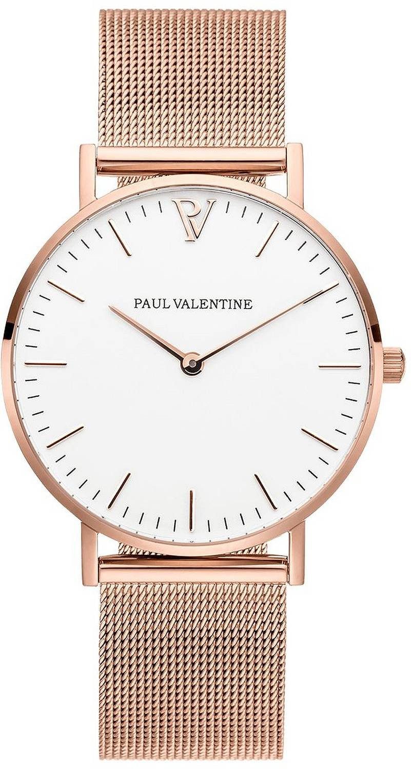 Paul Valentine Quarzuhr MARINA ROSE GOLD MESH