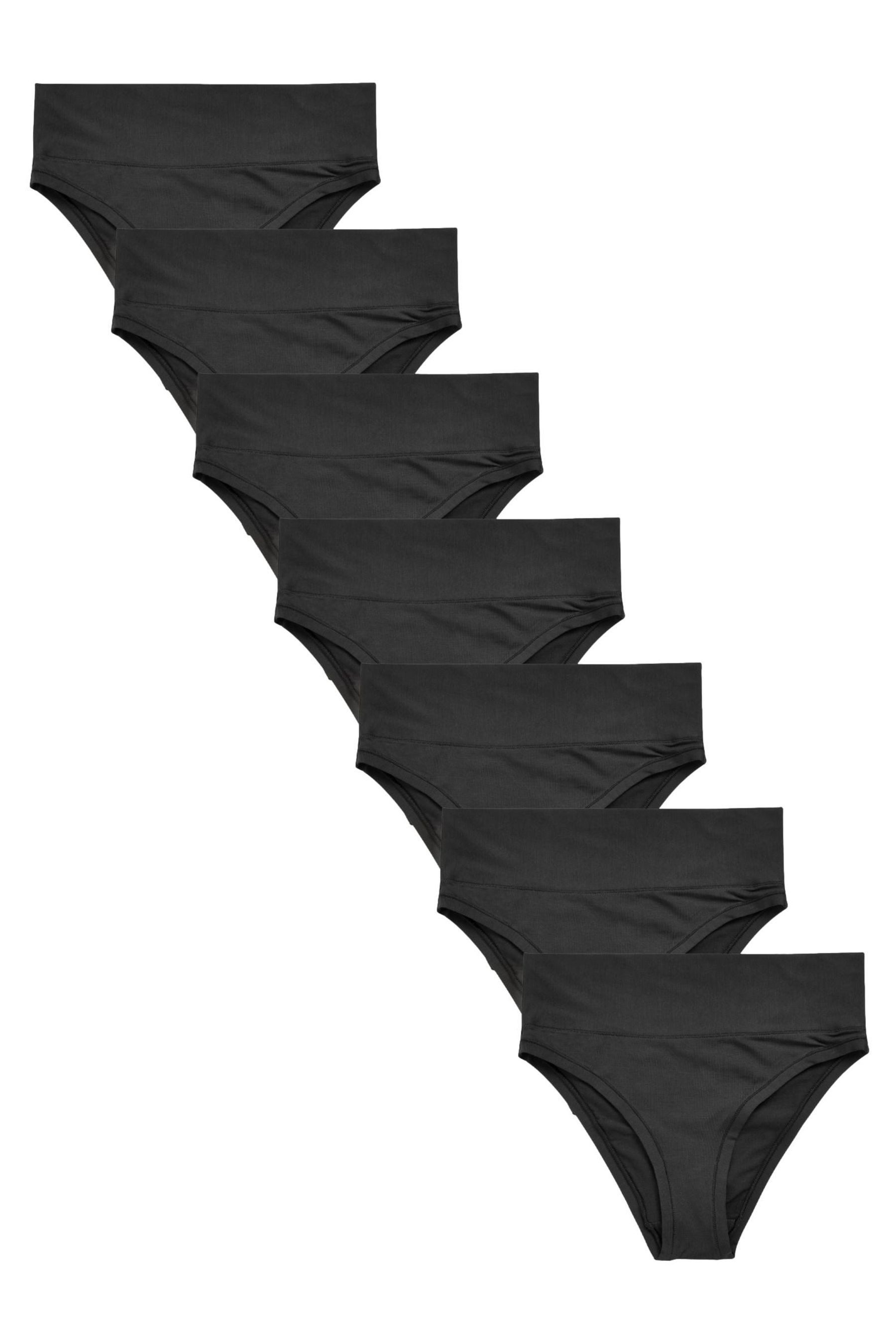 Slip 7er-Pack Hochbund-Slips mit hohem Beinschnitt