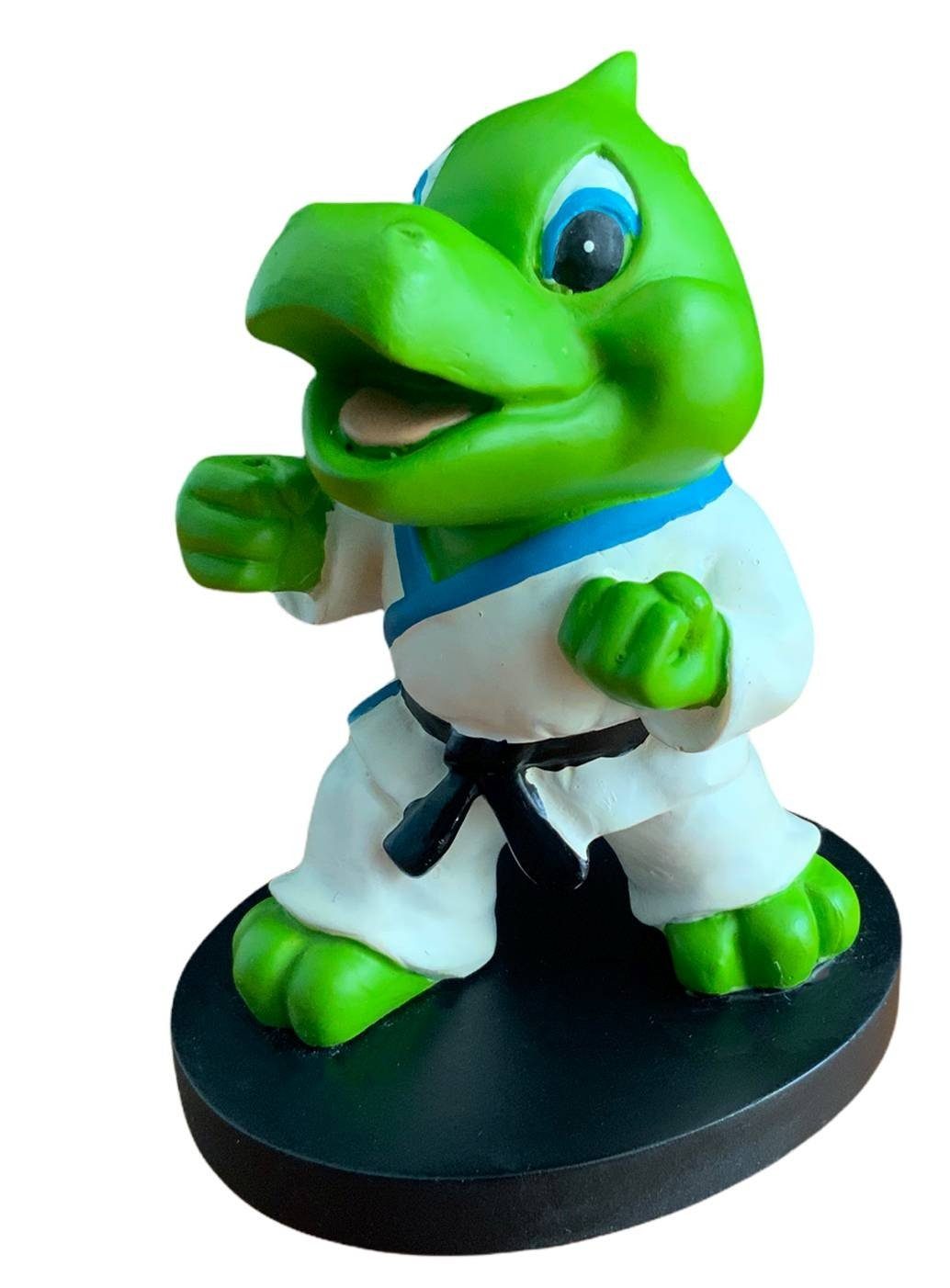 BAY-Sports Dekofigur Drache Kampfsport Karate Geschenk Kinder Kampfsport Taekwondo (Kampfsportkleidung, Budofigur, Karatefigur), Dekoration, Figur mit Karateanzug und Karategürtel