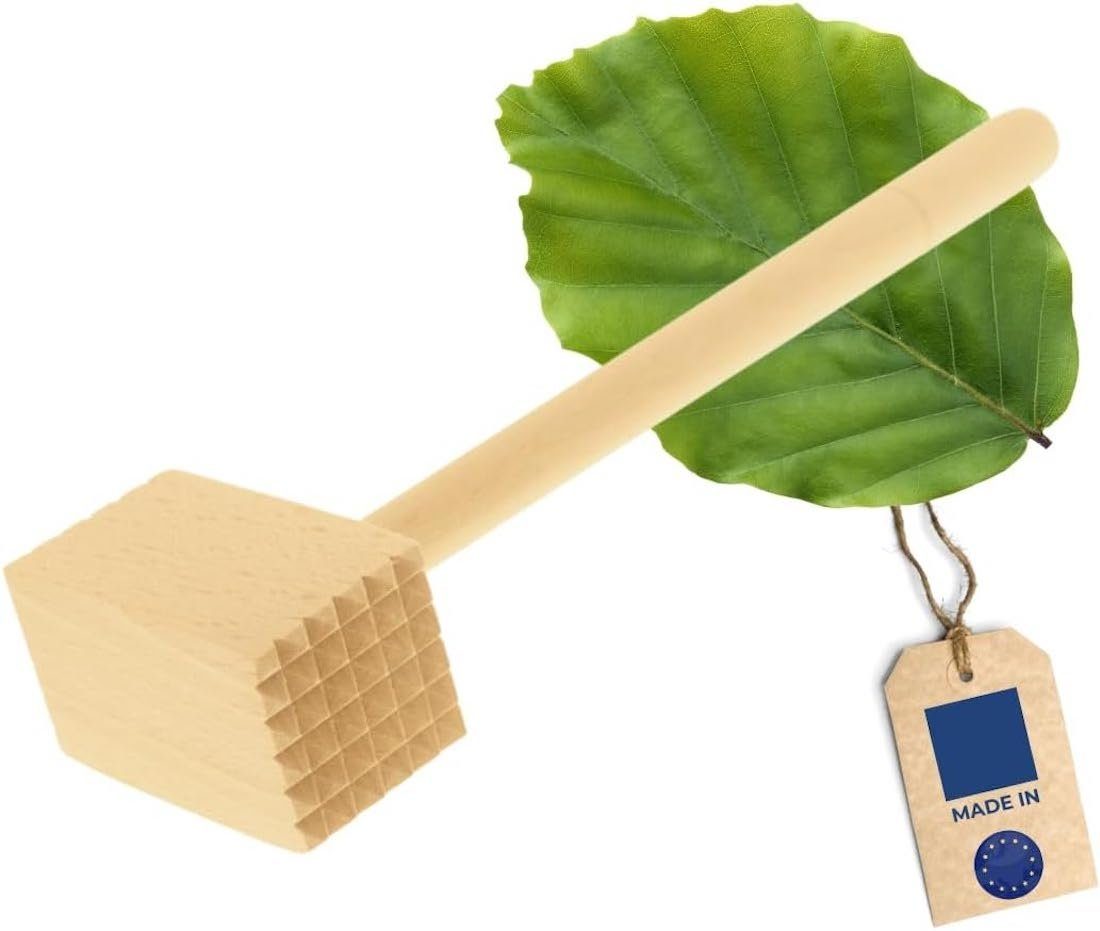 Fleischklopfer Buchenholz Fleischklopfer Schnitzelklopfer