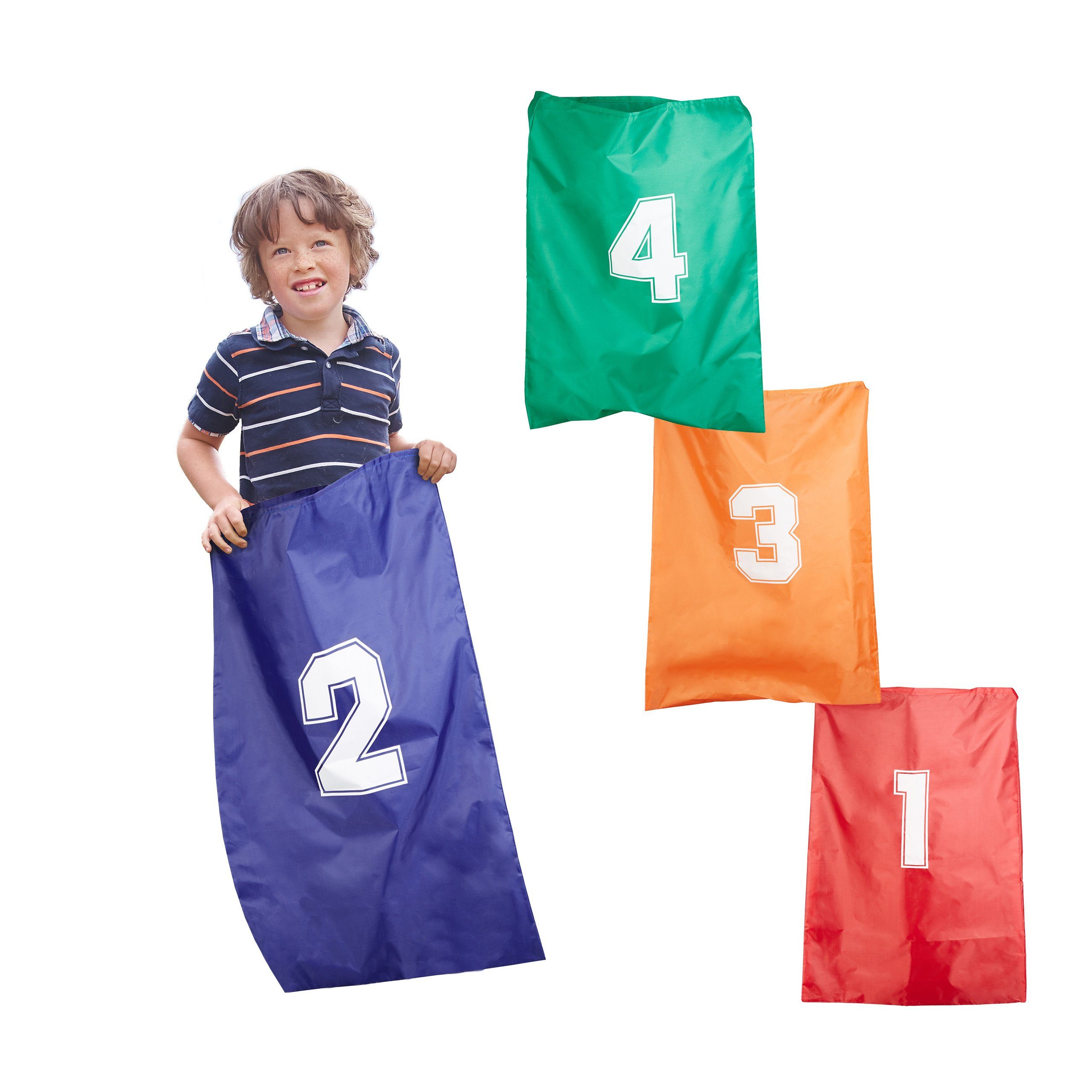 relaxdays Hüpfspielzeug Hüpfsäcke für Kinder 4er Set, (4-tlg)