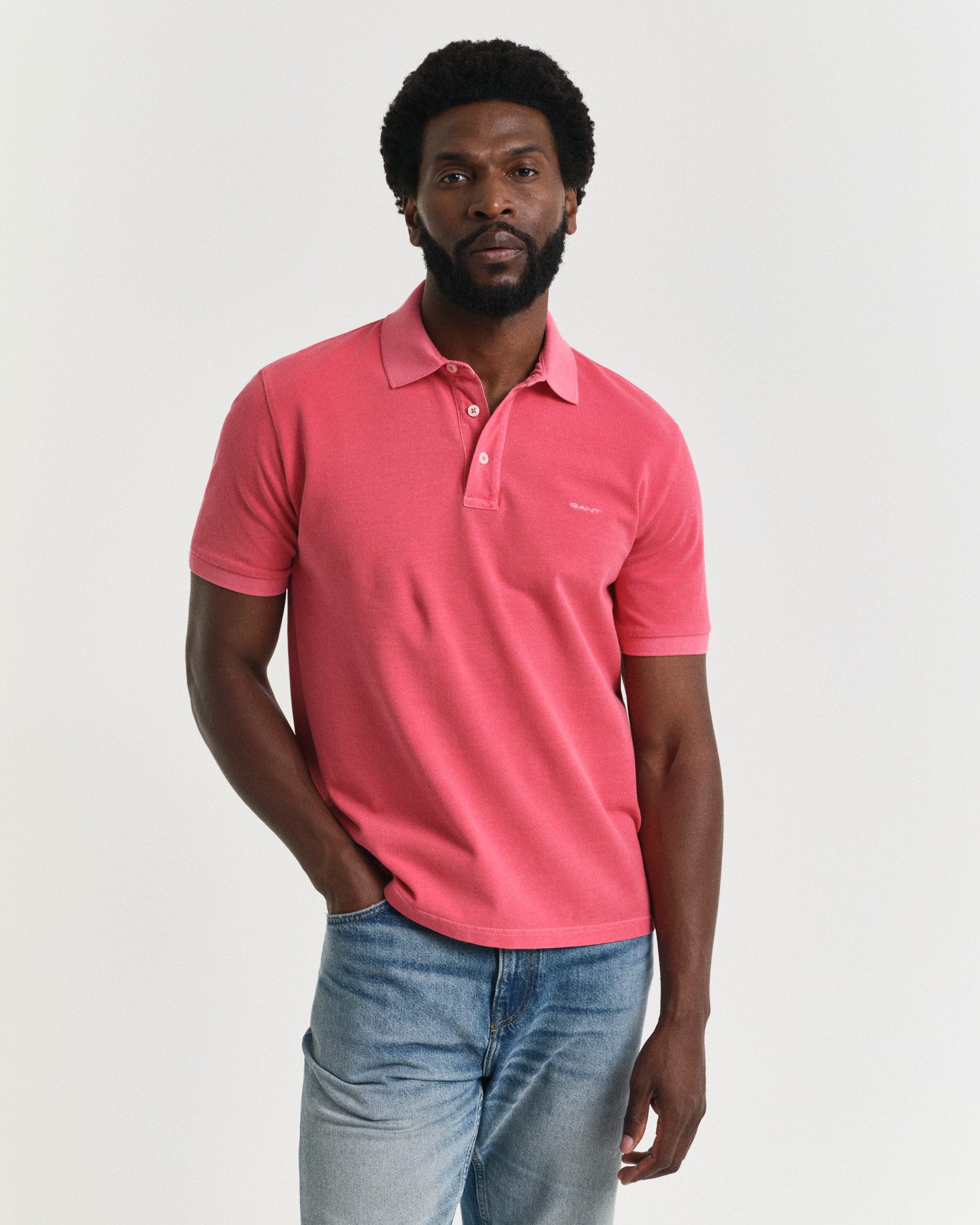 Gant Poloshirt Herren Poloshirt Baumwolle SUNFADED günstig online kaufen