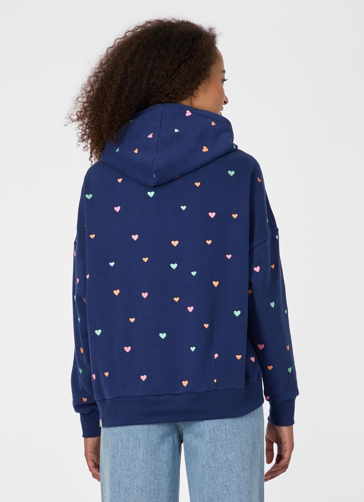 Ragwear Kapuzensweatshirt PIRITA HEARTS mit seitlichen Eingrifftaschen und günstig online kaufen