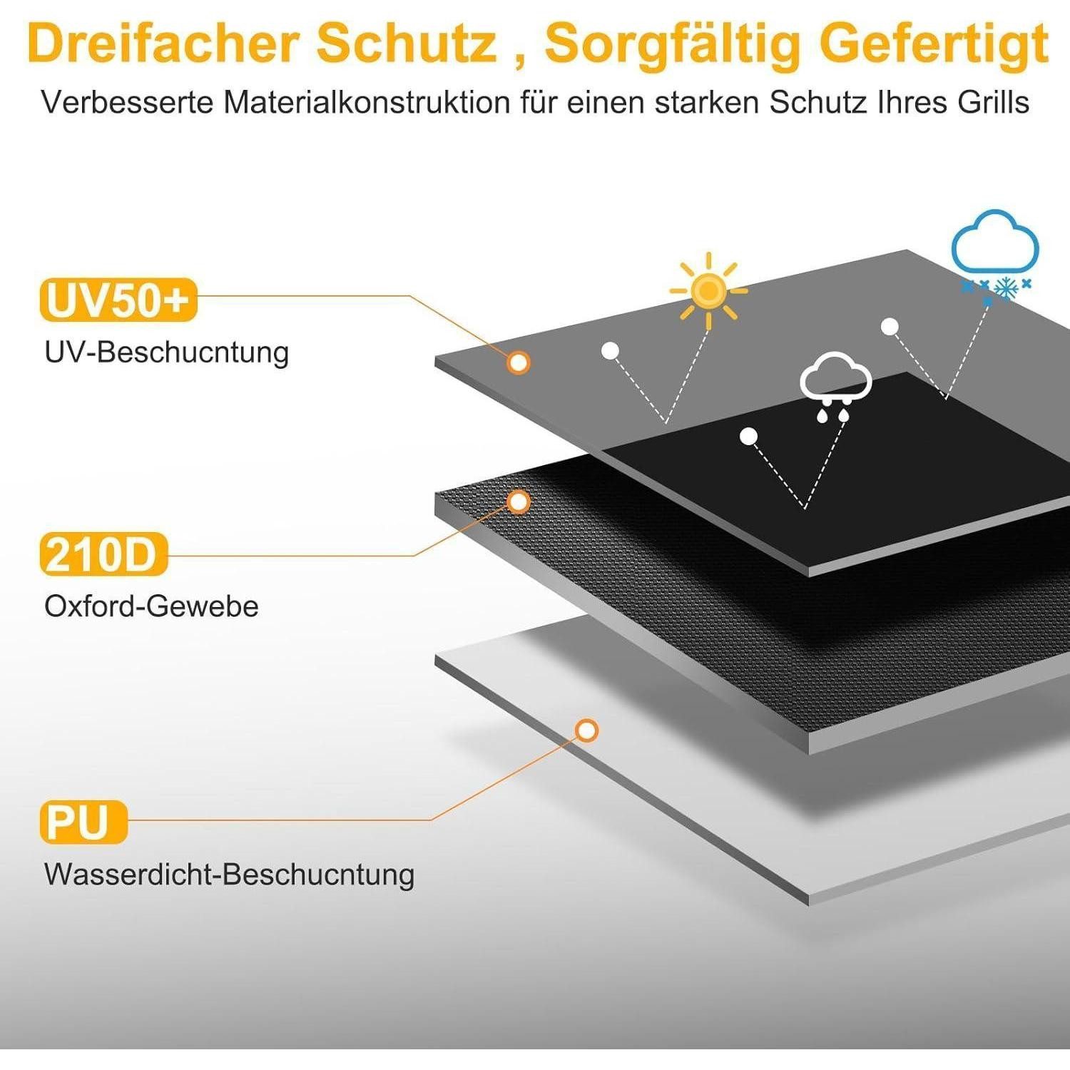 LuxusKollektion Fahrradschutzhülle Fahrradabdeckung 2 Fahrräder Wasserdicht 210D Oxford-Gewebe