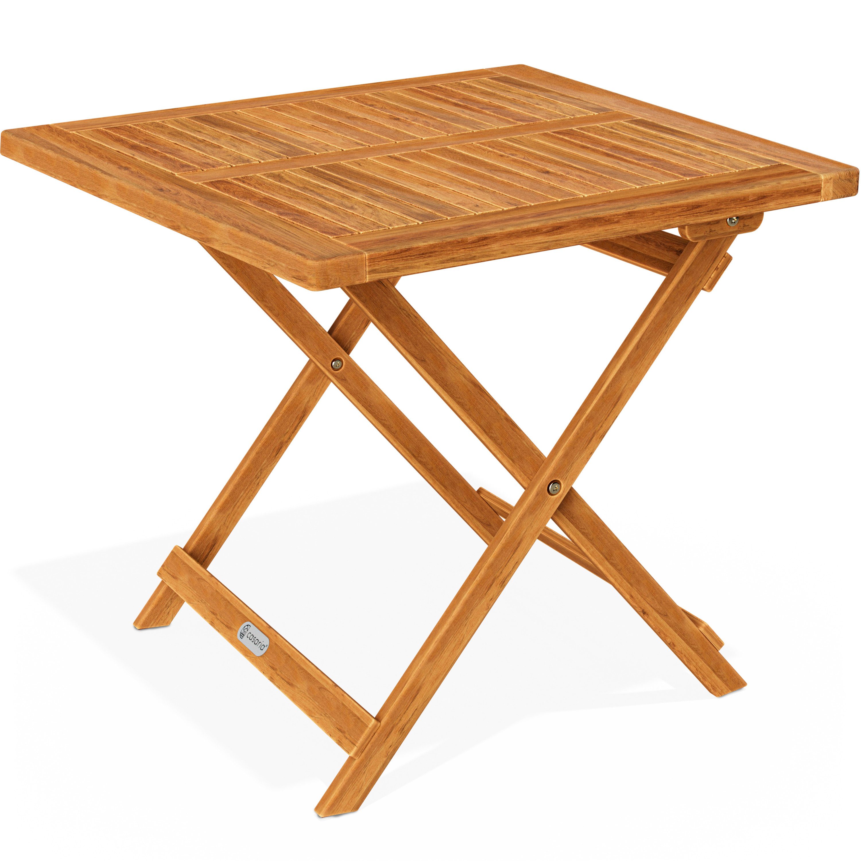 Casaria Klapptisch (1-St), Balkontisch Klappbar Holz 70x70cm 80kg Belastbar Balkon Garten Tisch. € 59,95
