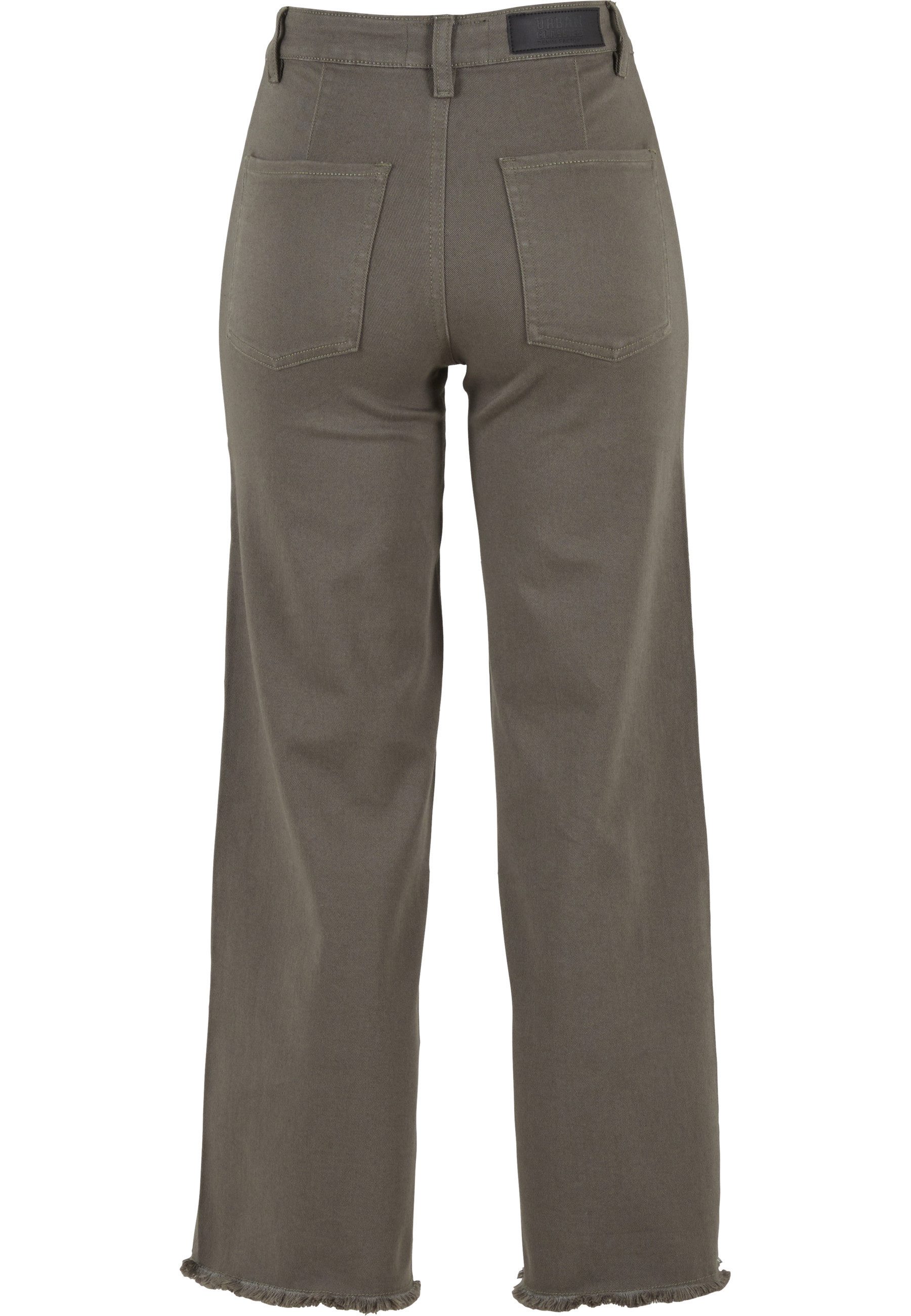 URBAN CLASSICS Bequeme Jeans Urban Classics Ladies Relaxed Straight Fit Denim