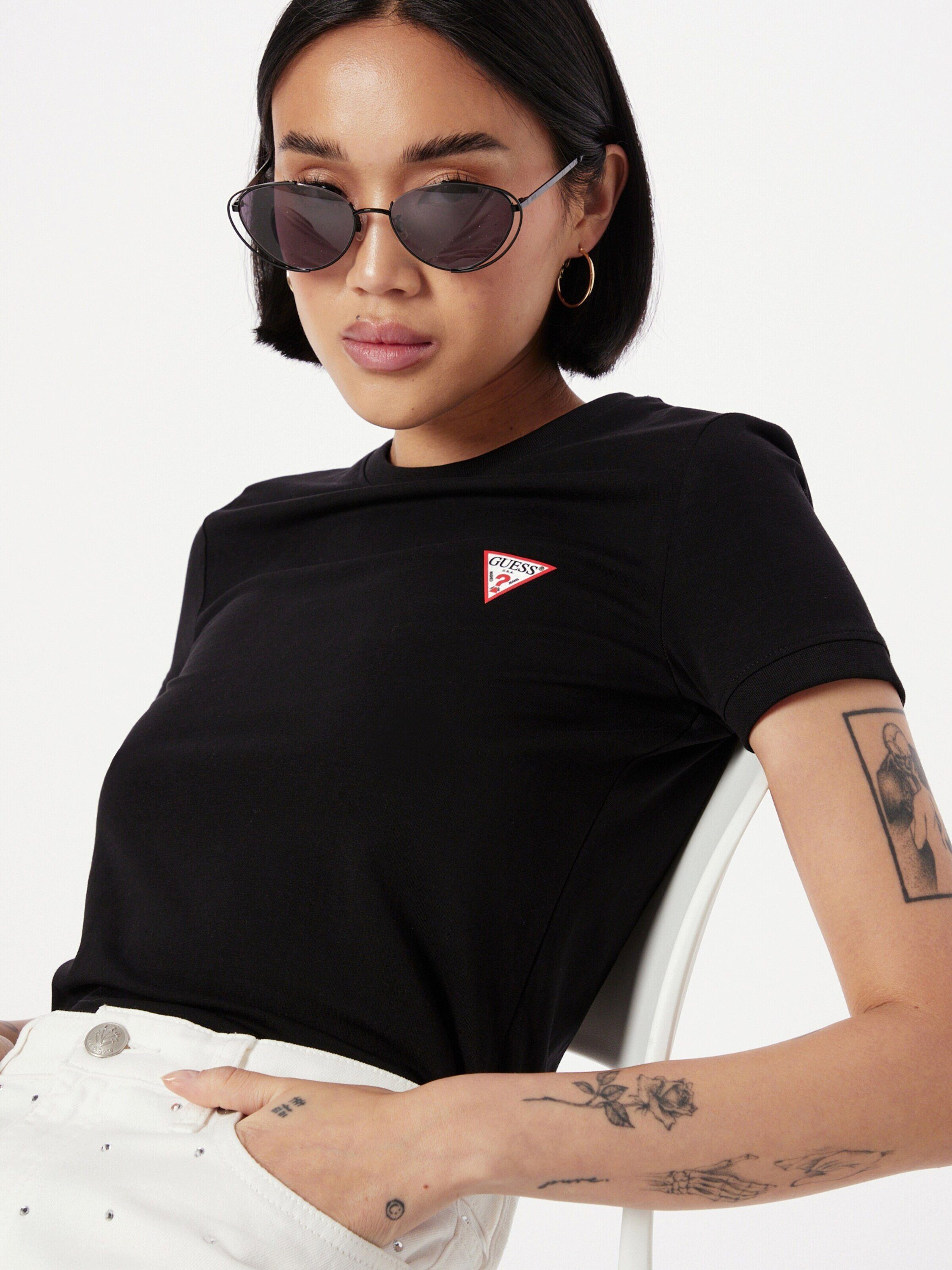 Guess T-Shirt (1-tlg) Plain/ohne Details – Bild 5 von 5