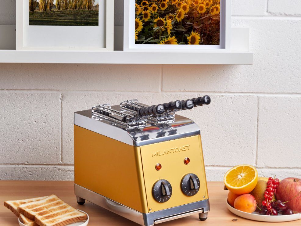 MILANTOAST Toaster Milantoast Sandwichtoaster mit Zangen