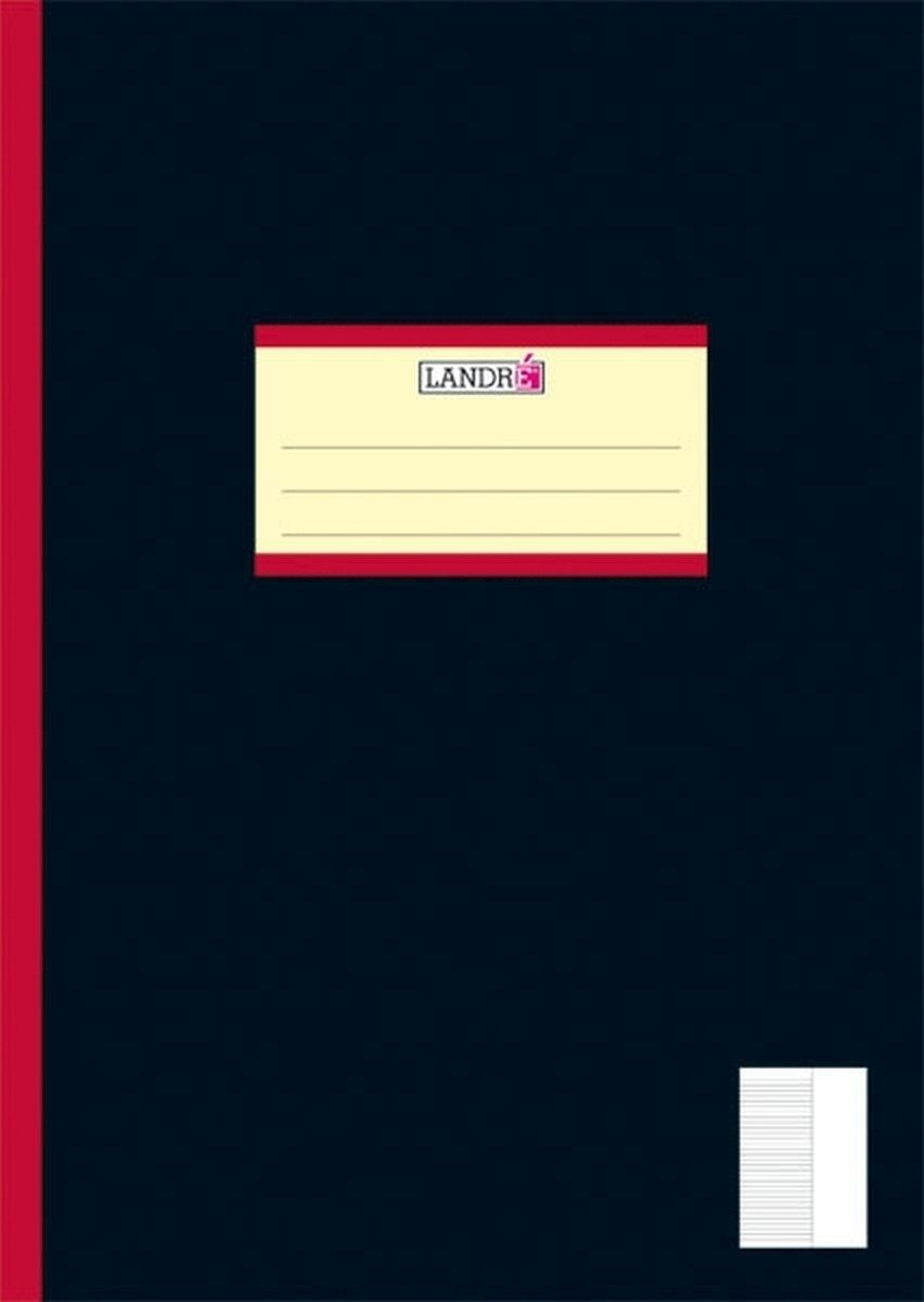 LANDRE Schulheft Oberschulheft A4 20 Blatt 80 g/qm liniert mit 9 cm Rand Packung mit 25