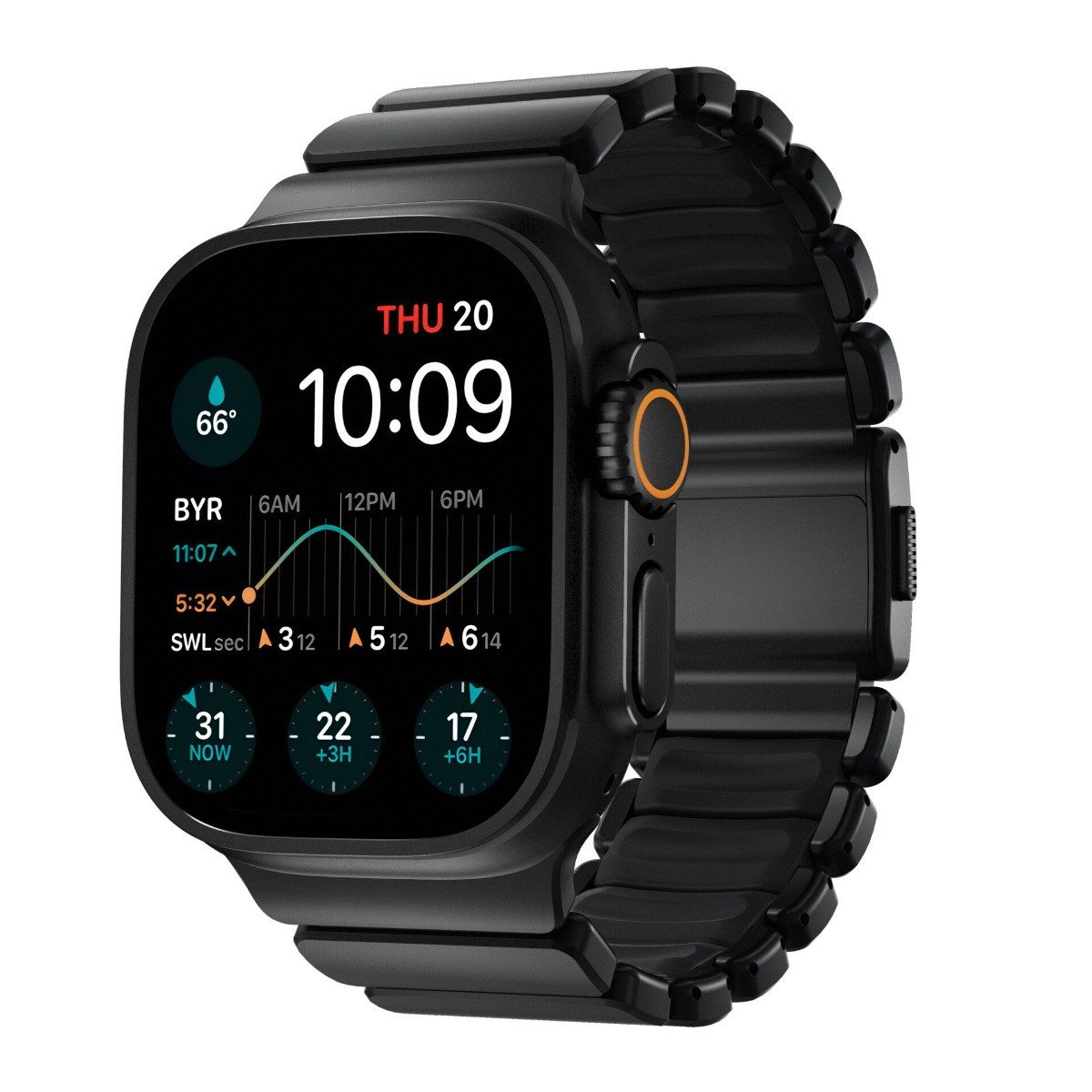 Nomad Smartwatch-Armband Stratos Band, für Apple Watch, 44/45/46/49 mm