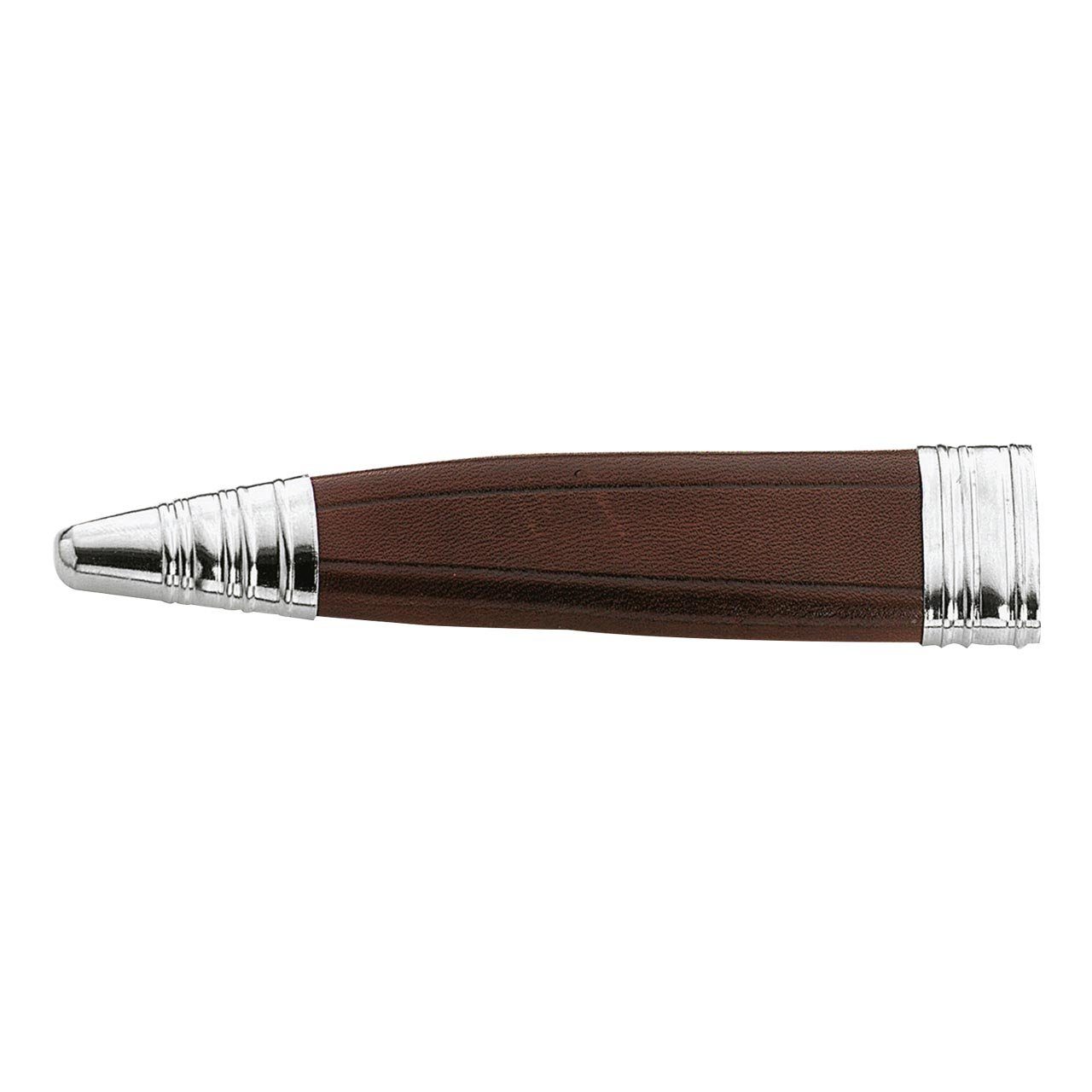 Hartkopf Universalmesser schnitthaltig, korrosionsbeständig und ideal für Outdoor & Jagd, (Inklusive Leder-Steckscheide mit Metallbeschlägen), Hartkopf-Solingen Stilett-Messer Hirschhorn