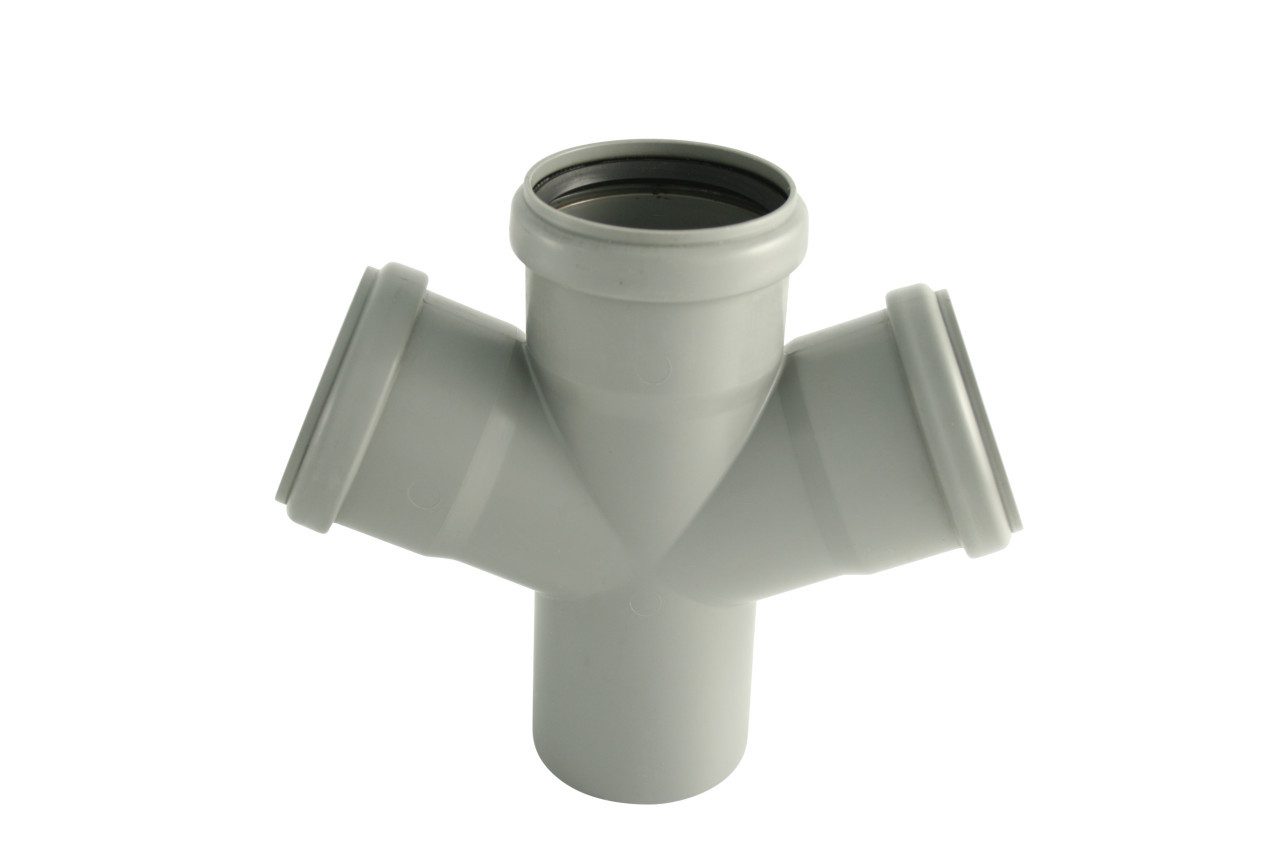 Marley Deutschland GmbH HT-Rohr HTDA Doppel-Abzweig 87° DN 90/90/90