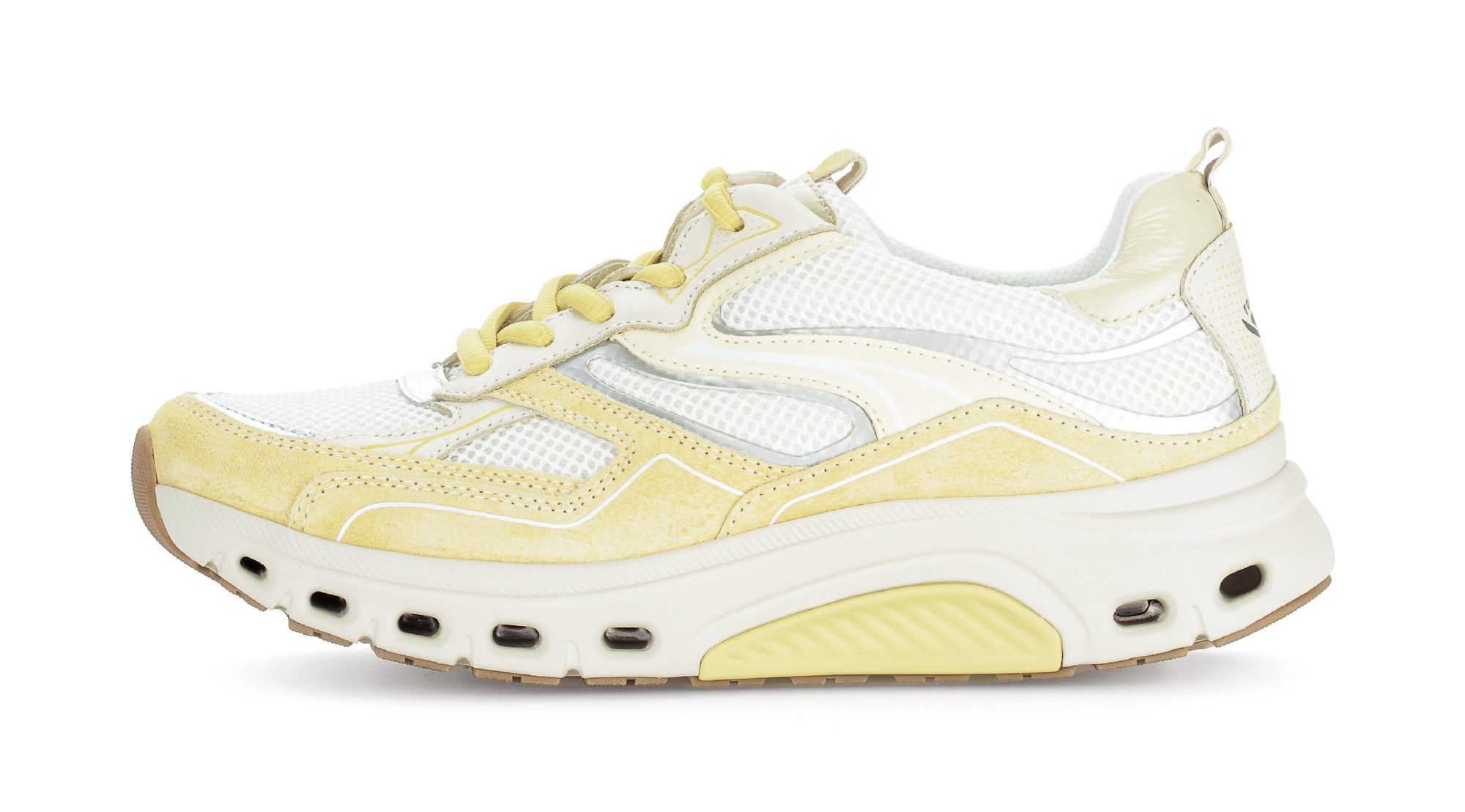rollingsoft Keilsneaker, Freizeitschuh, Halbschuh, Schnürschuh mit weichem Schaftrand